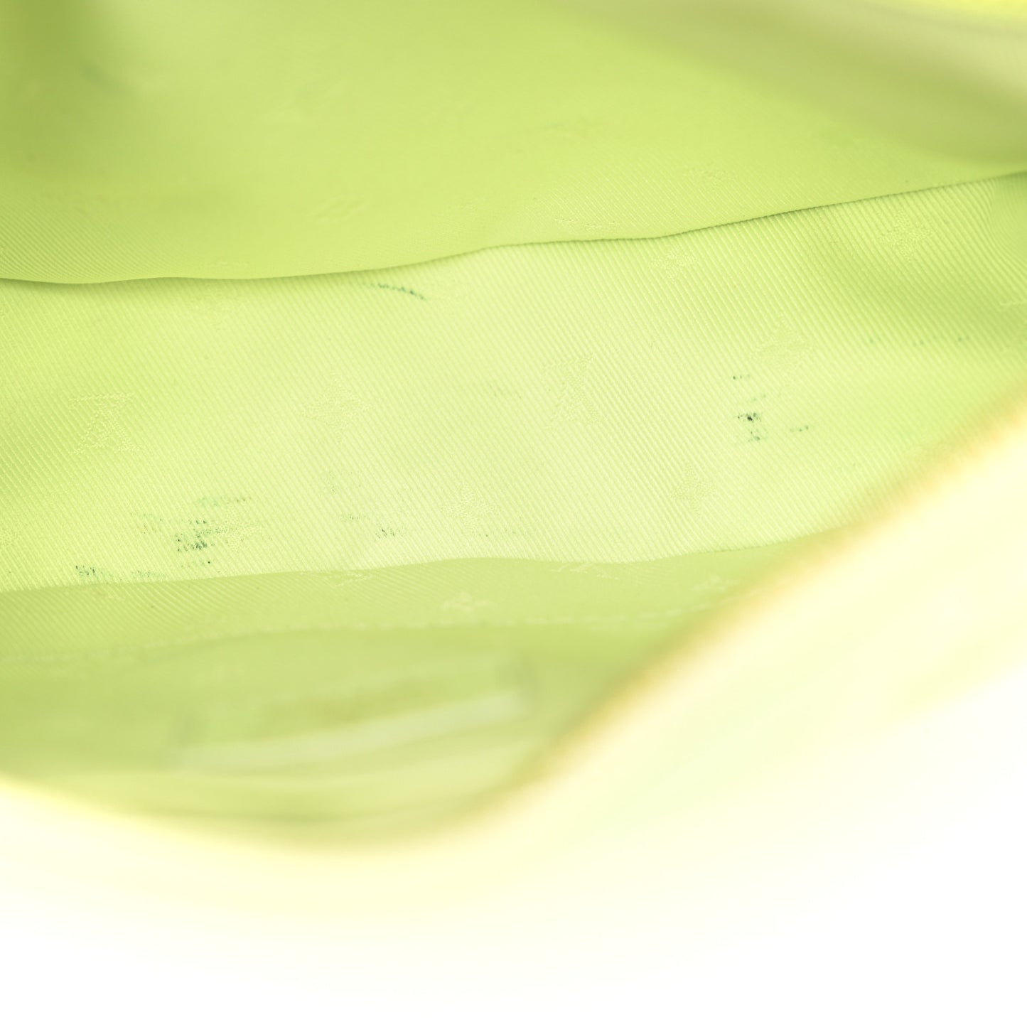 Calfskin Bubblegram Over The Moon Light Green