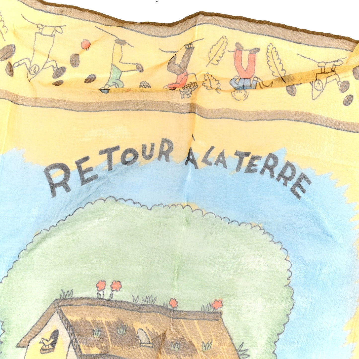 Silk Retour A'Laterre Pocket Square