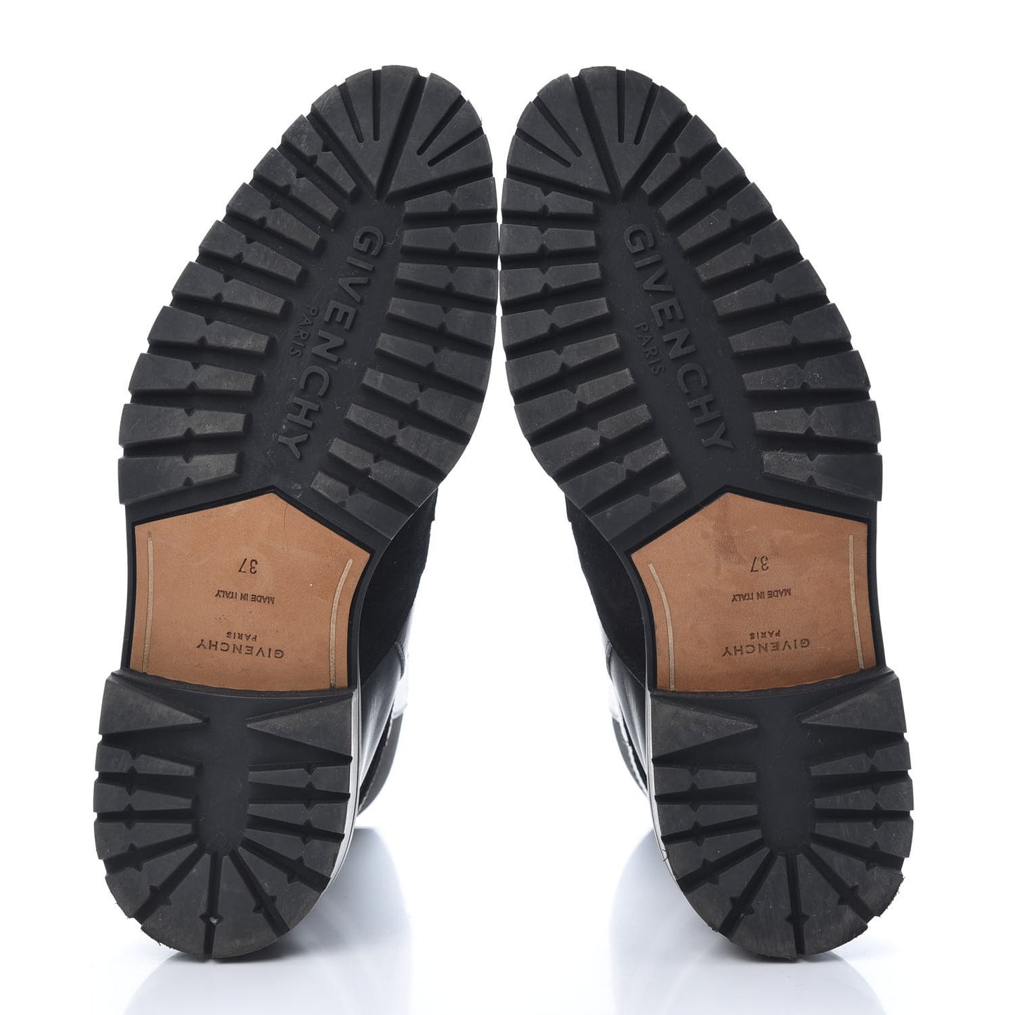 Calfskin Suede Aviator Ankle Boots 37 Black