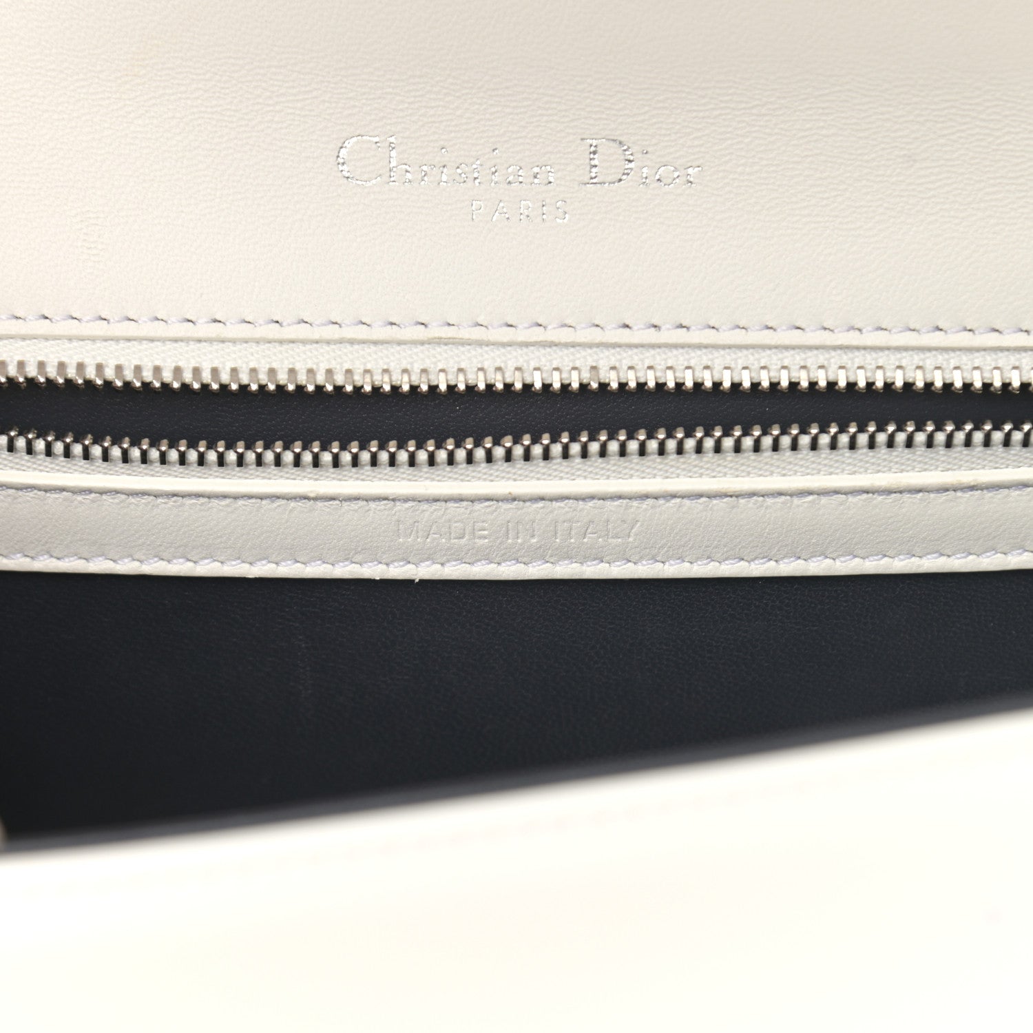 Christian Dior Patent Micro-Cannage Small Diorama Flap Bag White 7 of 16