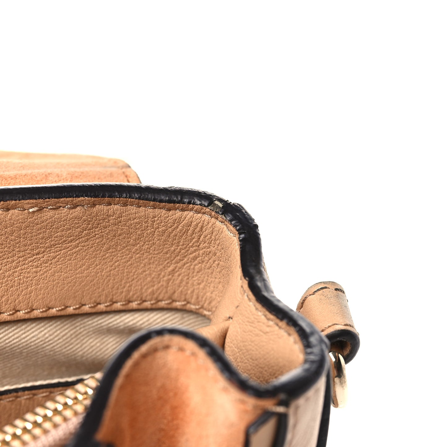 Calfskin Small Faye Day Shoulder Bag Blush Nude