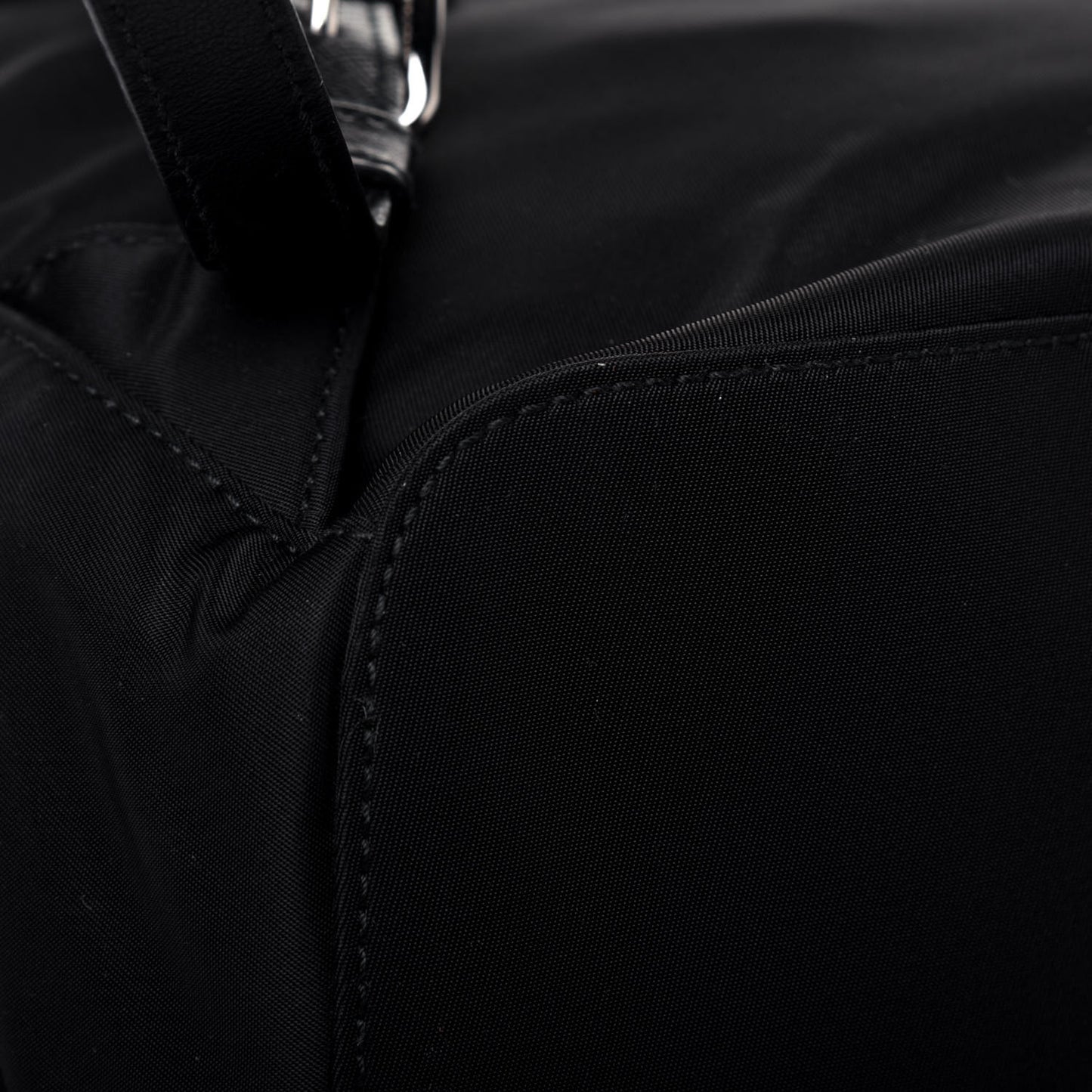 Nylon New Vela Studded Backpack Black