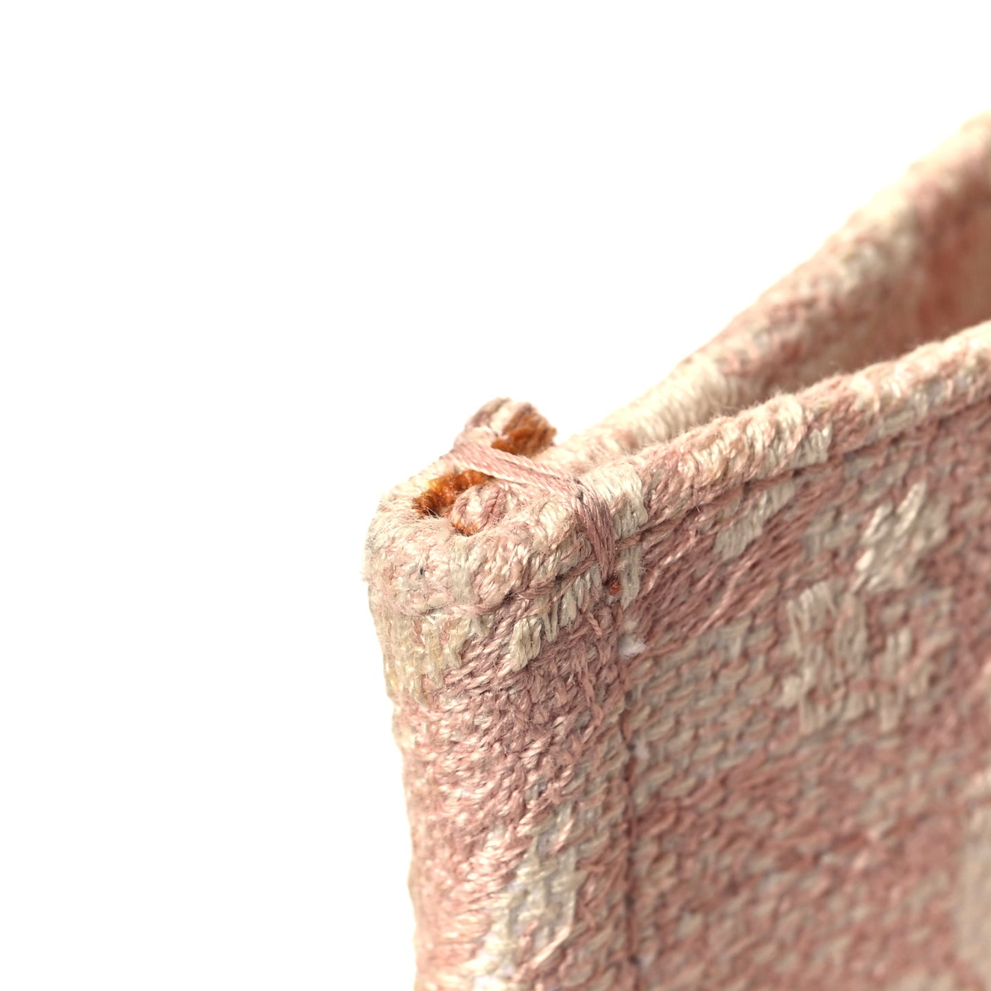 Canvas Embroidered Medium Dioriviera Toile De Jouy Book Tote Rose