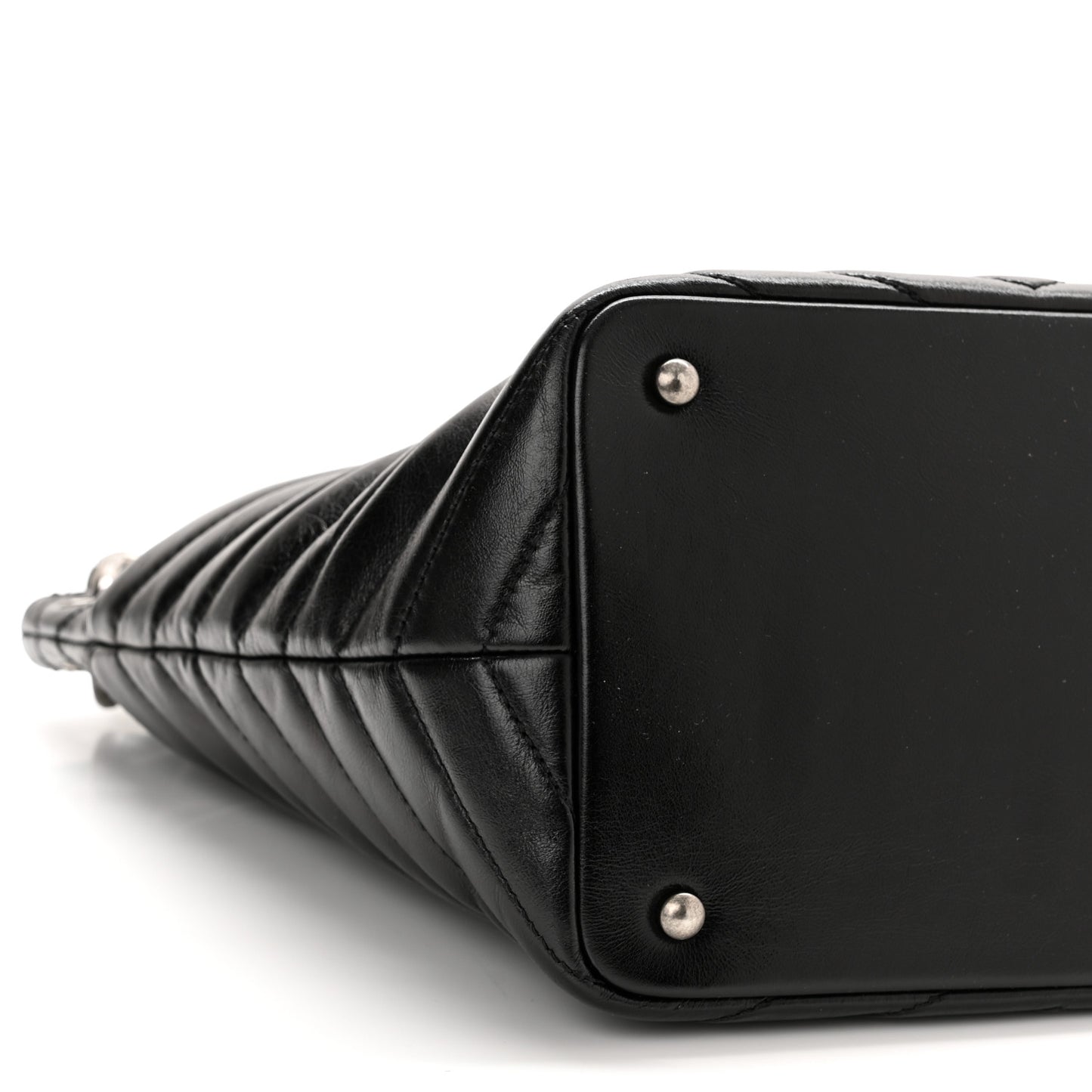 Aged Calfskin Quilted Mad About Quilting Small Hobo Black