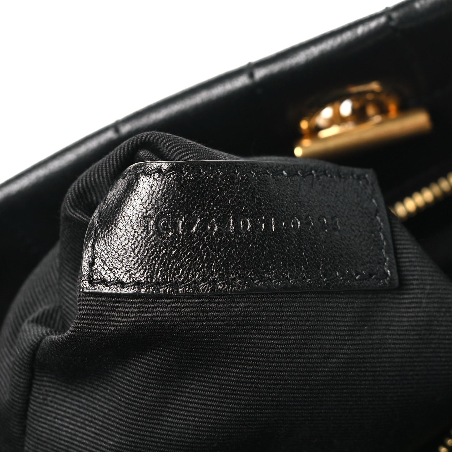 Lambskin Carre Quilted Mini Shopping Bag Black