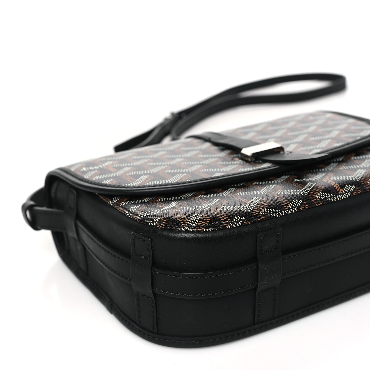 Goyardine Belvedere II PM Messenger Bag Black
