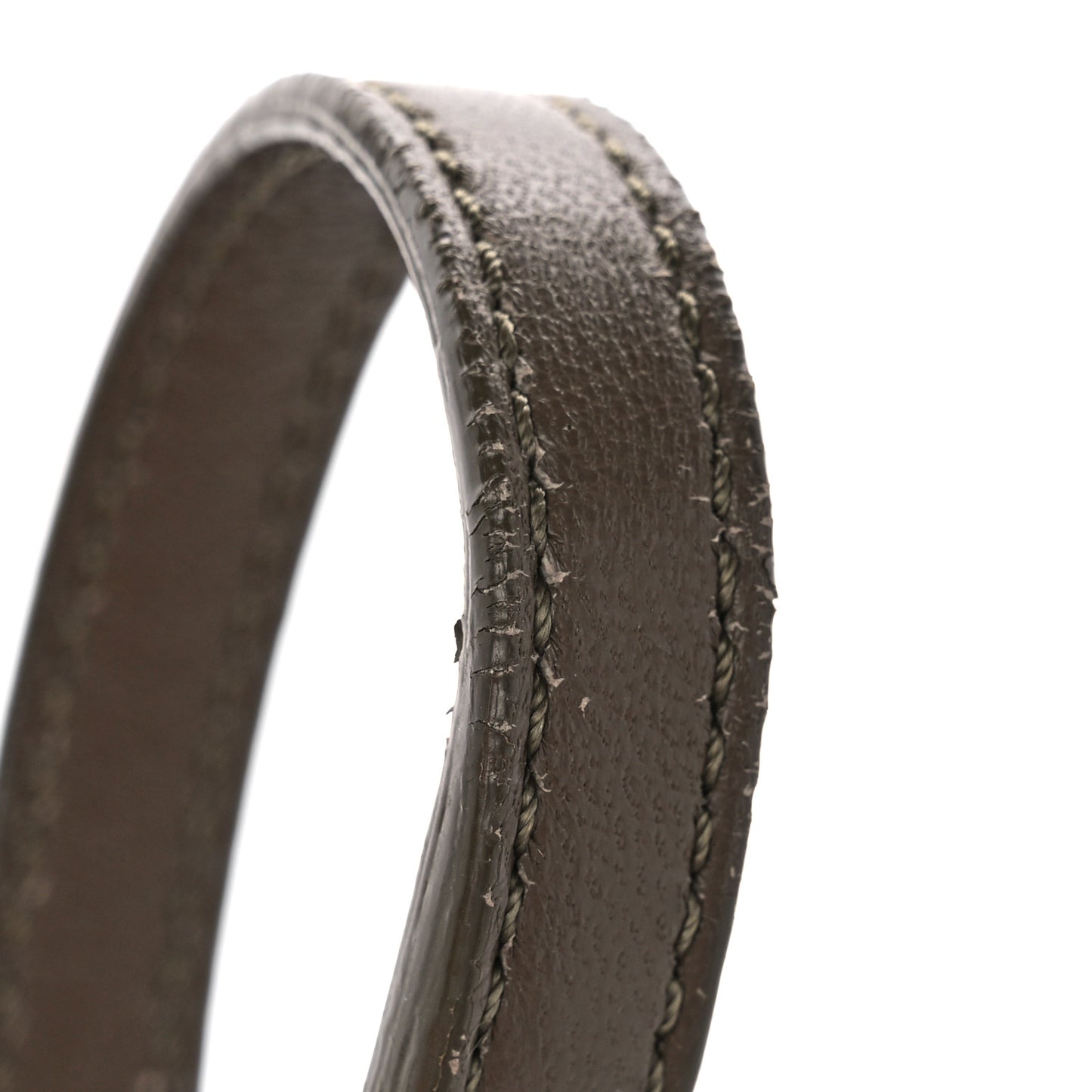 Suede Patent Mini Rebel Crossbody Brown
