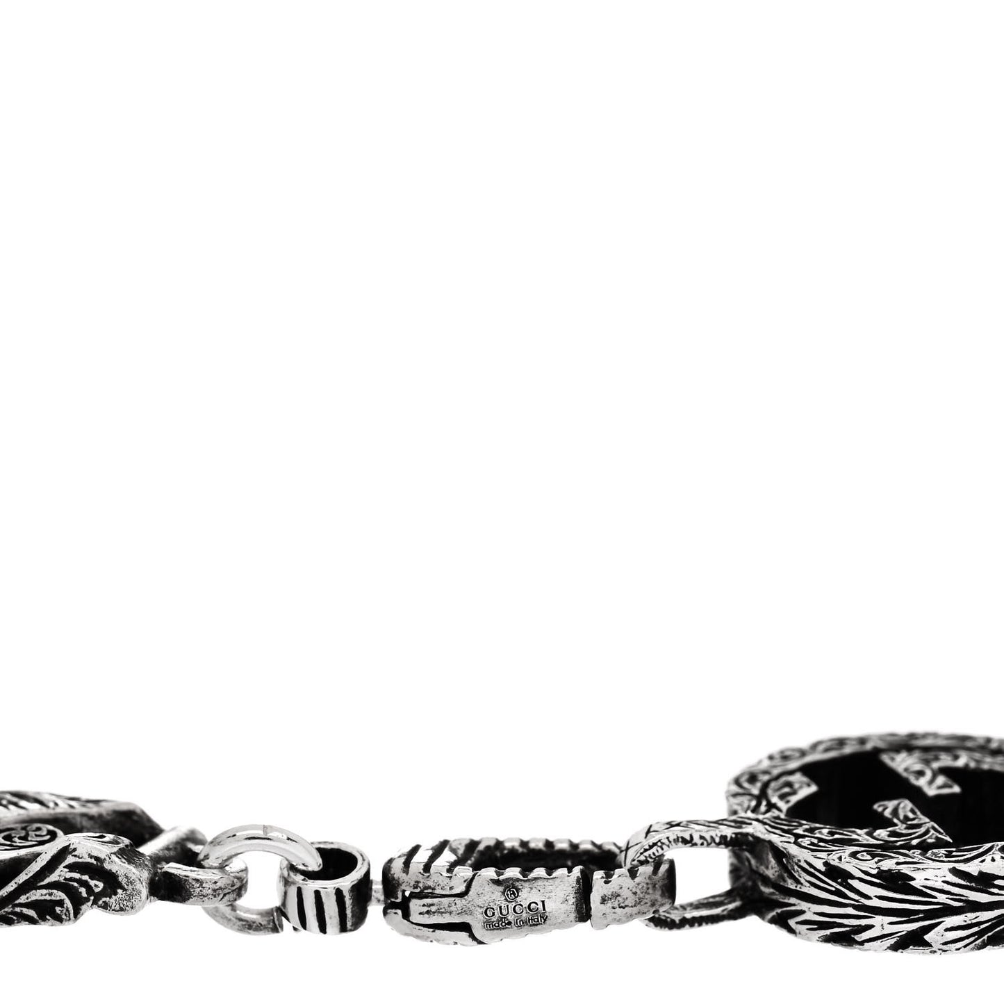 Sterling Silver Interlocking G Chain Bracelet
