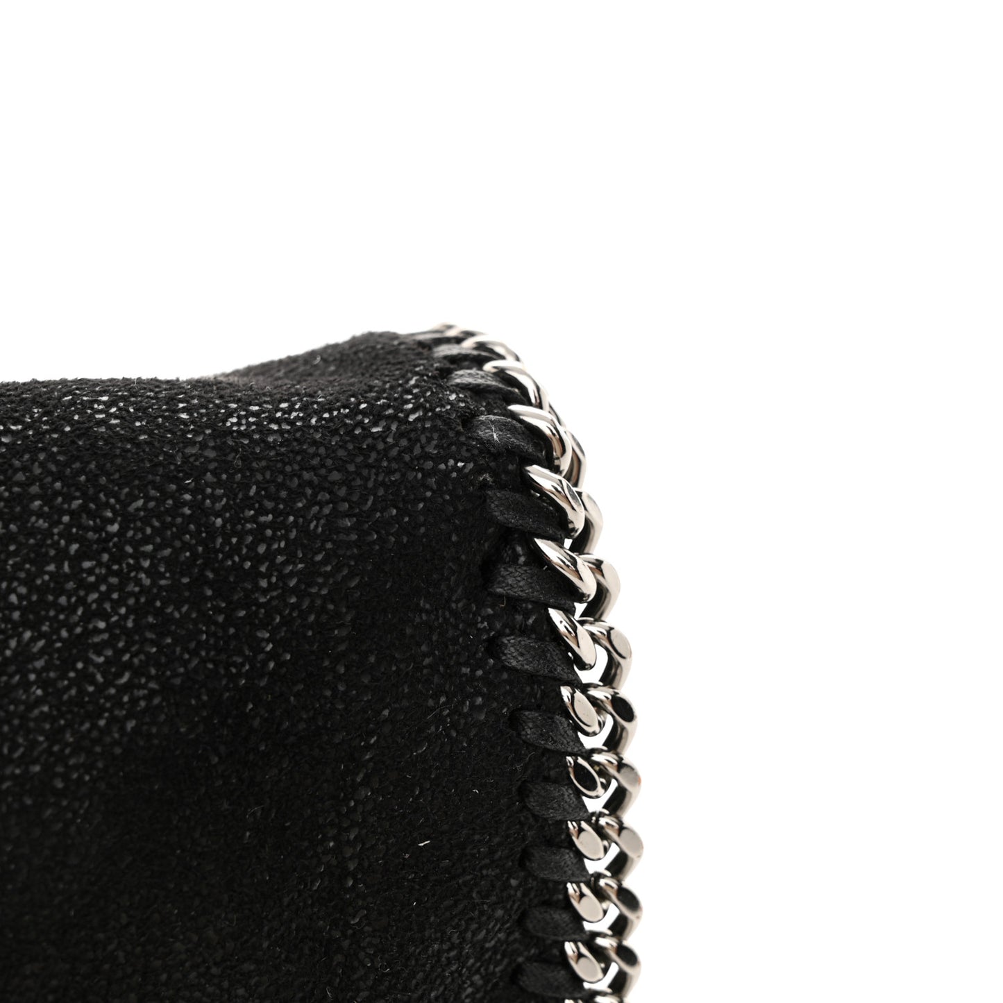 STELLA MCCARTNEY Shaggy Deer Falabella Crossbody Bag Black