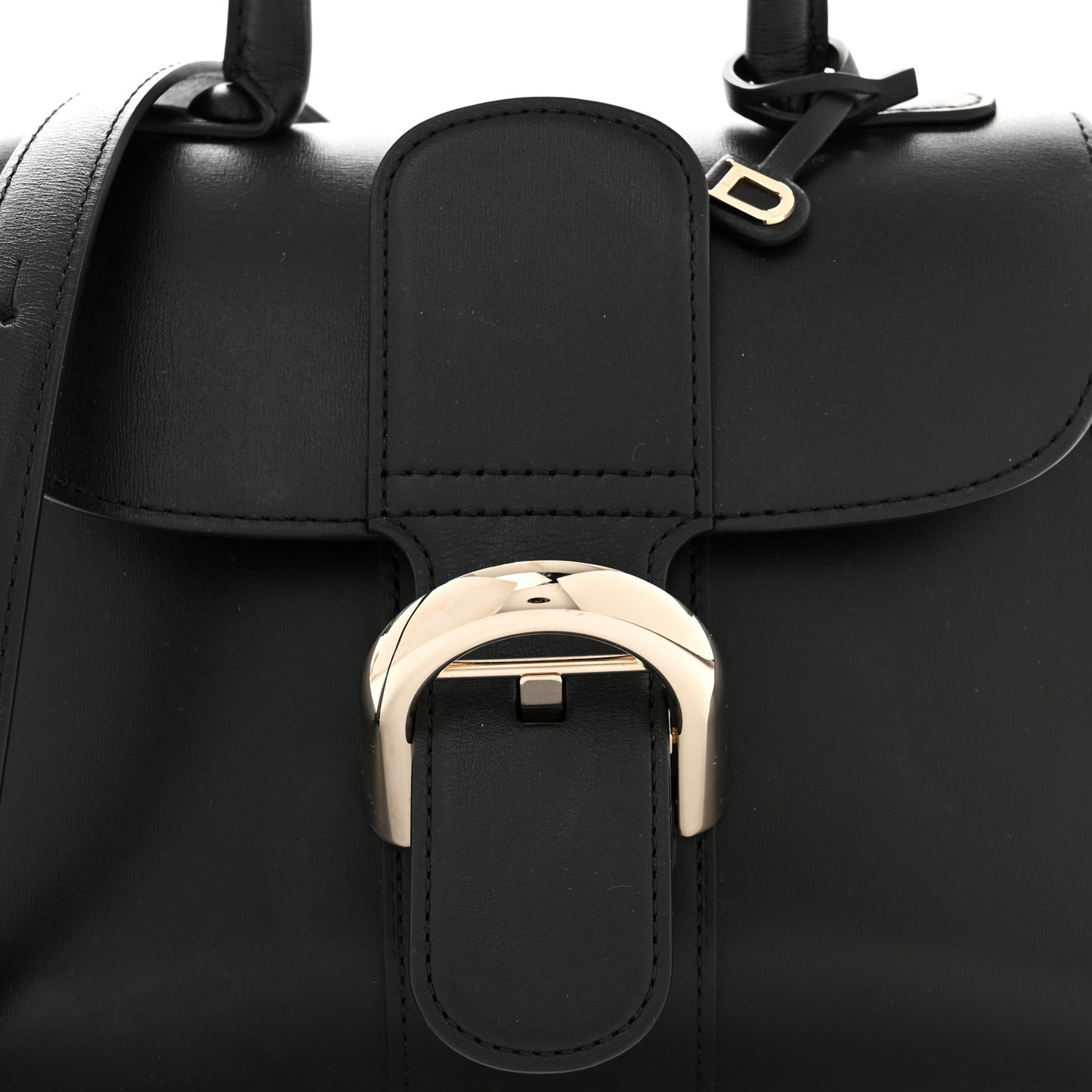 Box Calfskin Mini Brillant Satchel Black