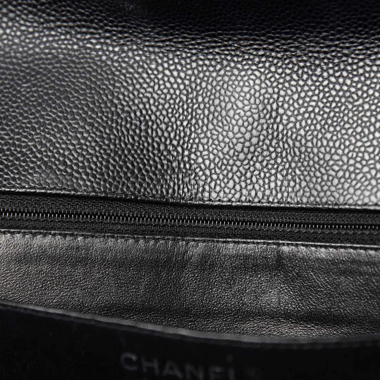 Caviar Quilted Maxi Single Flap Black