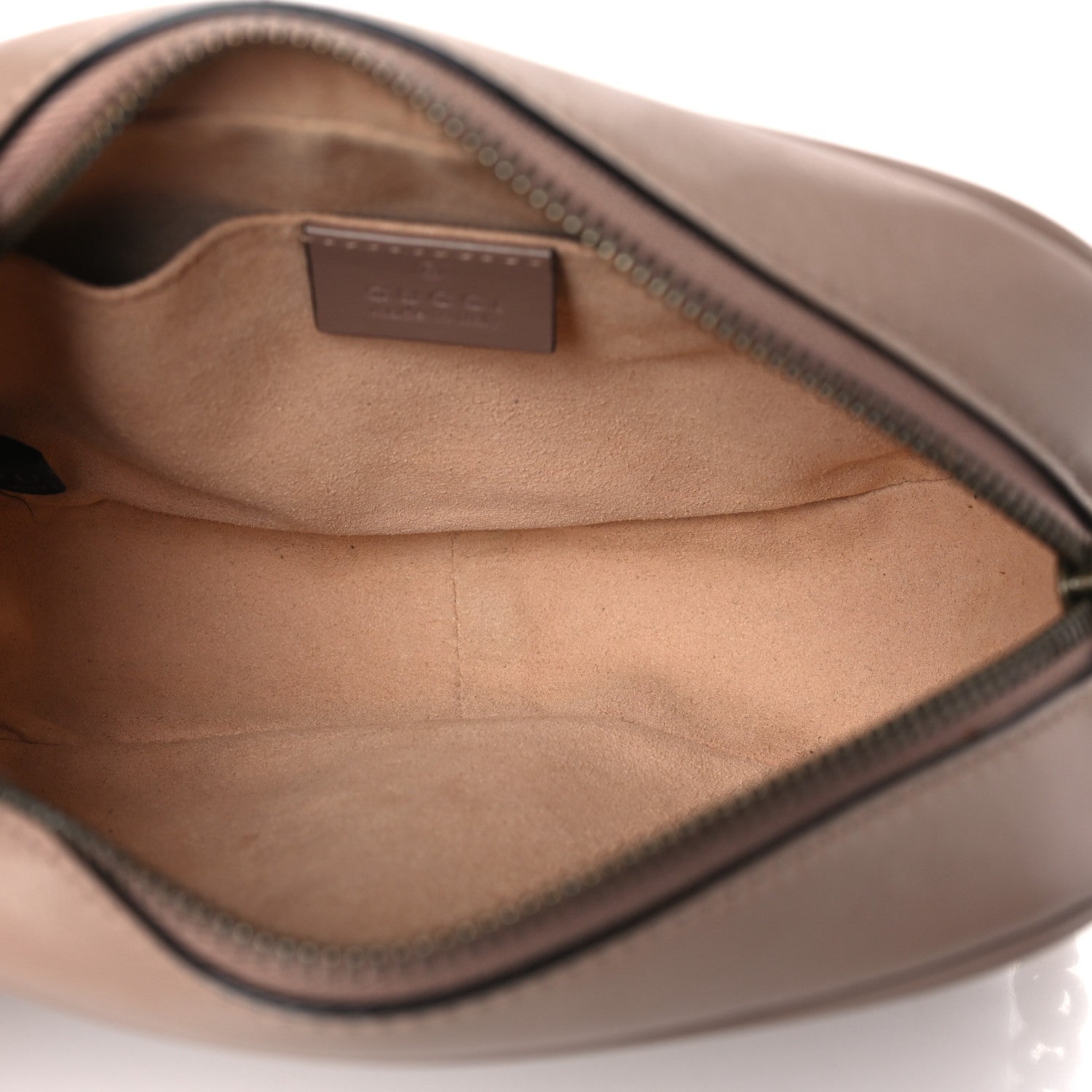 Gucci Calfskin Matelasse Mini GG Marmont Chain Shoulder Bag Porcelain Rose 6 of 11