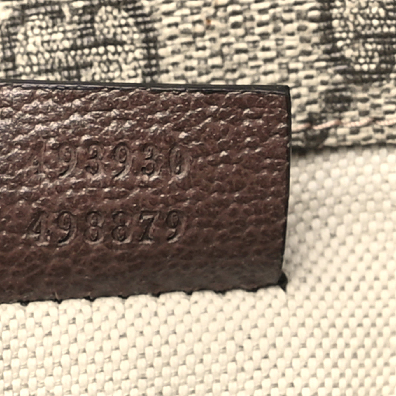 GG Supreme Monogram Neo Vintage Web Belt Bag Brown