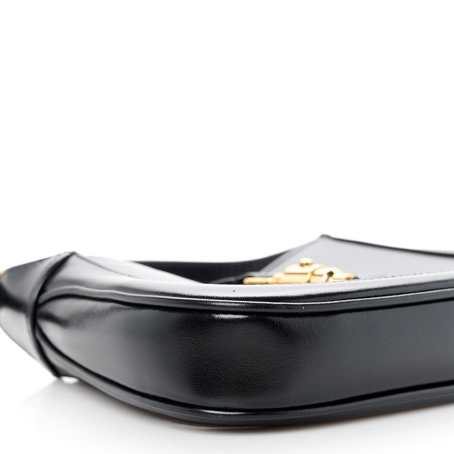 Boarded Dyana Lux Calfskin Mini Jackie 1961 Hobo Black