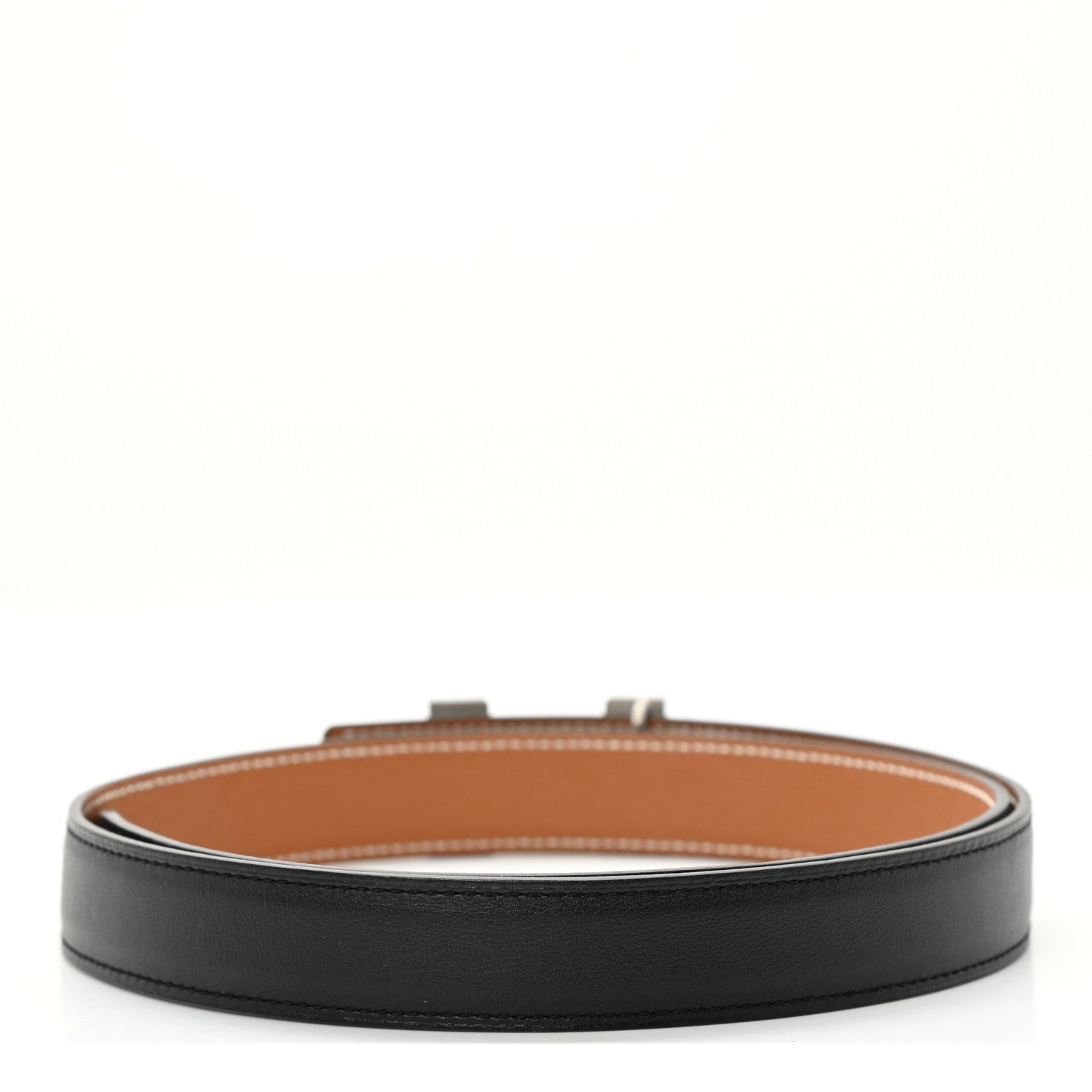 Hermes Swift Epsom 24mm Mini Constance H Belt 75 Black Gold 2 of 6