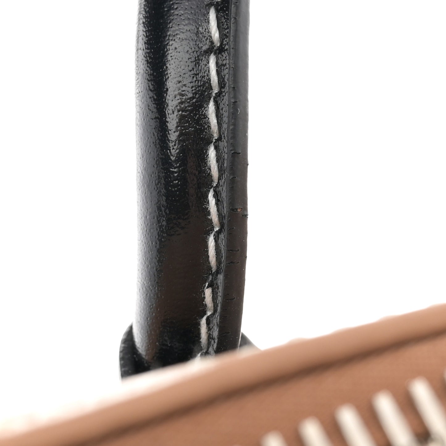 Calfskin Small Topstitch Bi-Color Antigona Beige Black