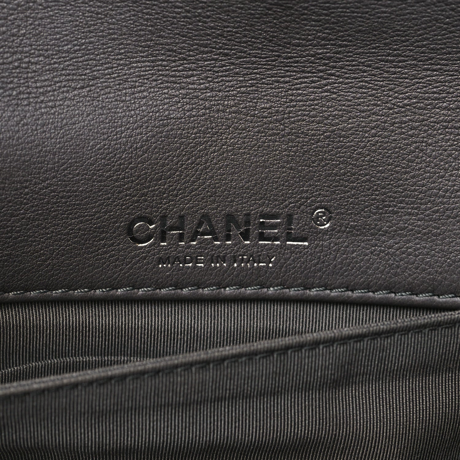 Chanel Calfskin Small Boy Reverso Flap Grey 6 of 9