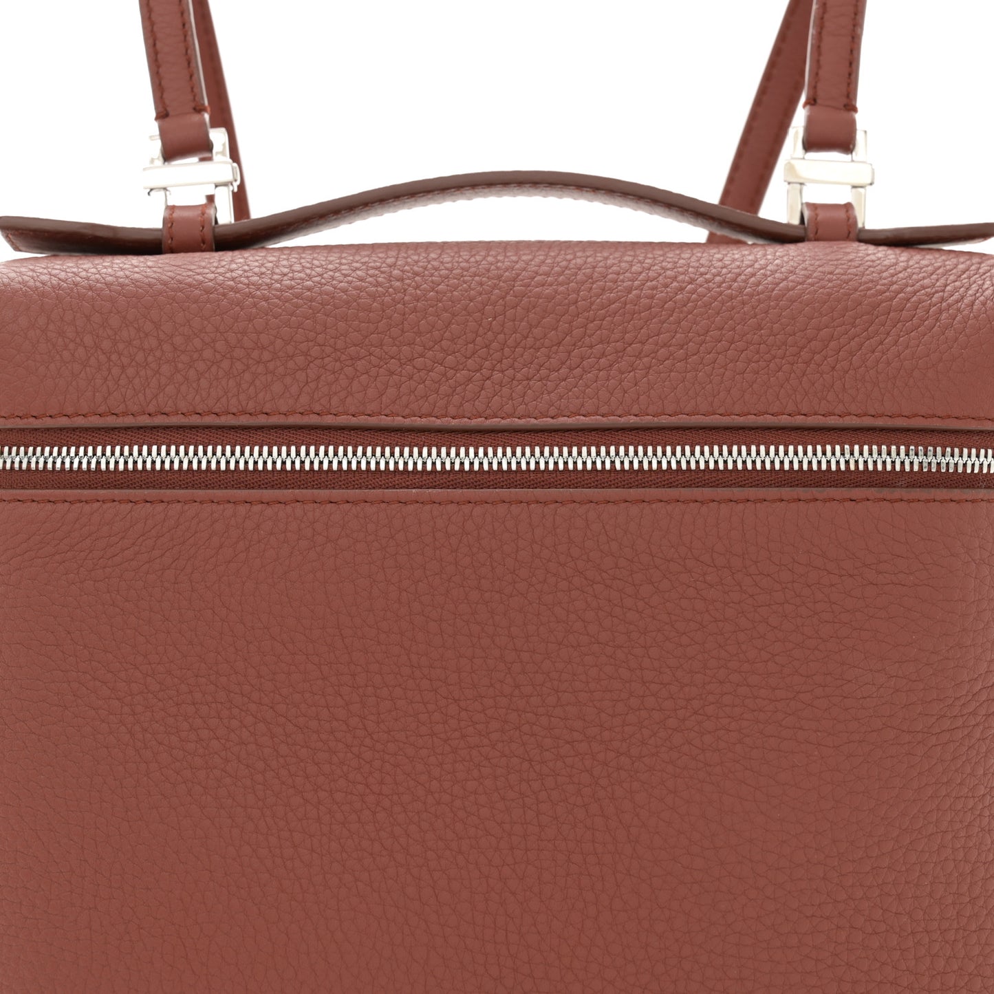 Grained Calfskin L23.5 Extra Pocket Backpack Kummel