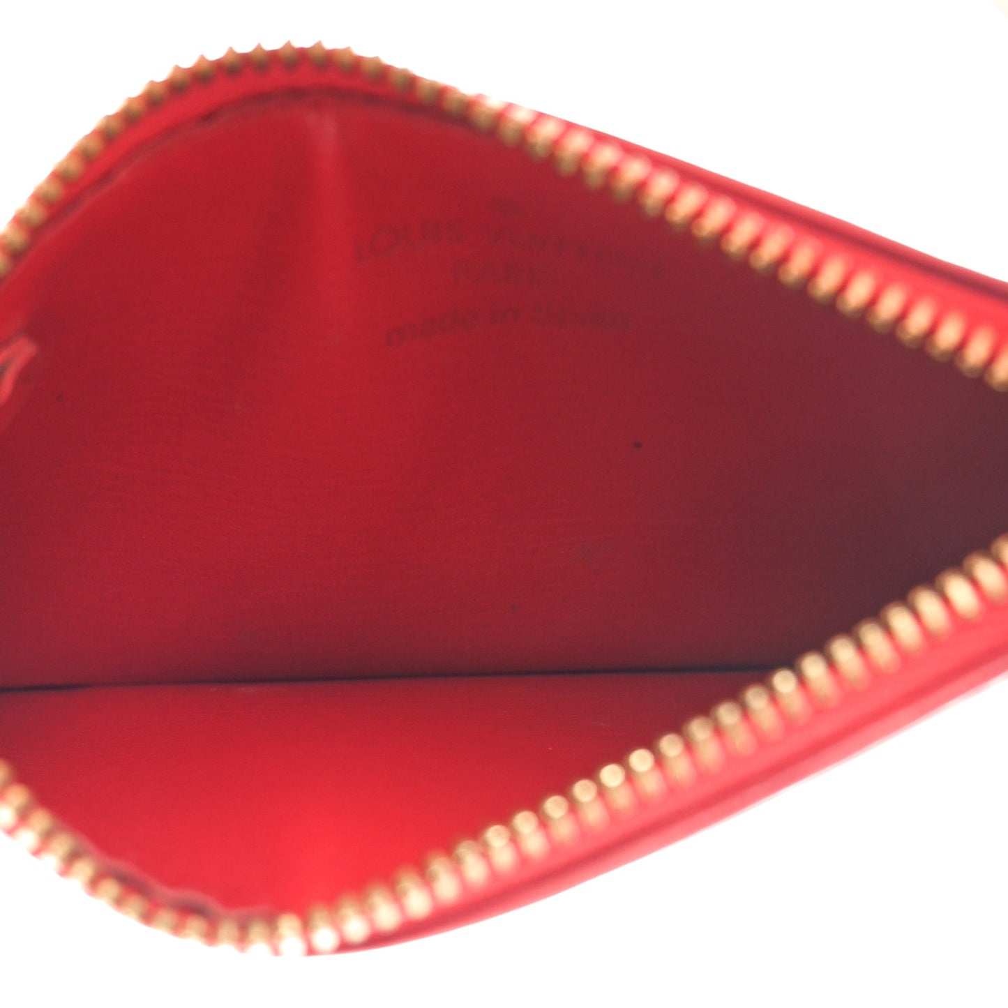 Epi Key Pouch Castillan Red
