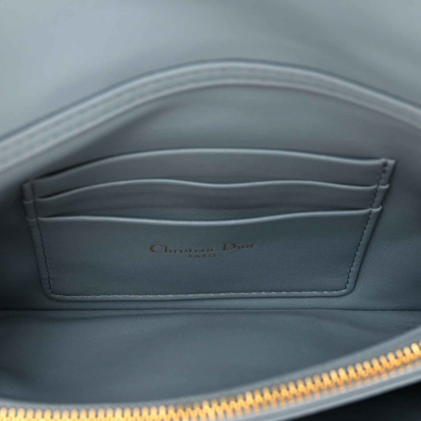 Calfskin Macrocannage Mini Caro Bag Cloud Blue