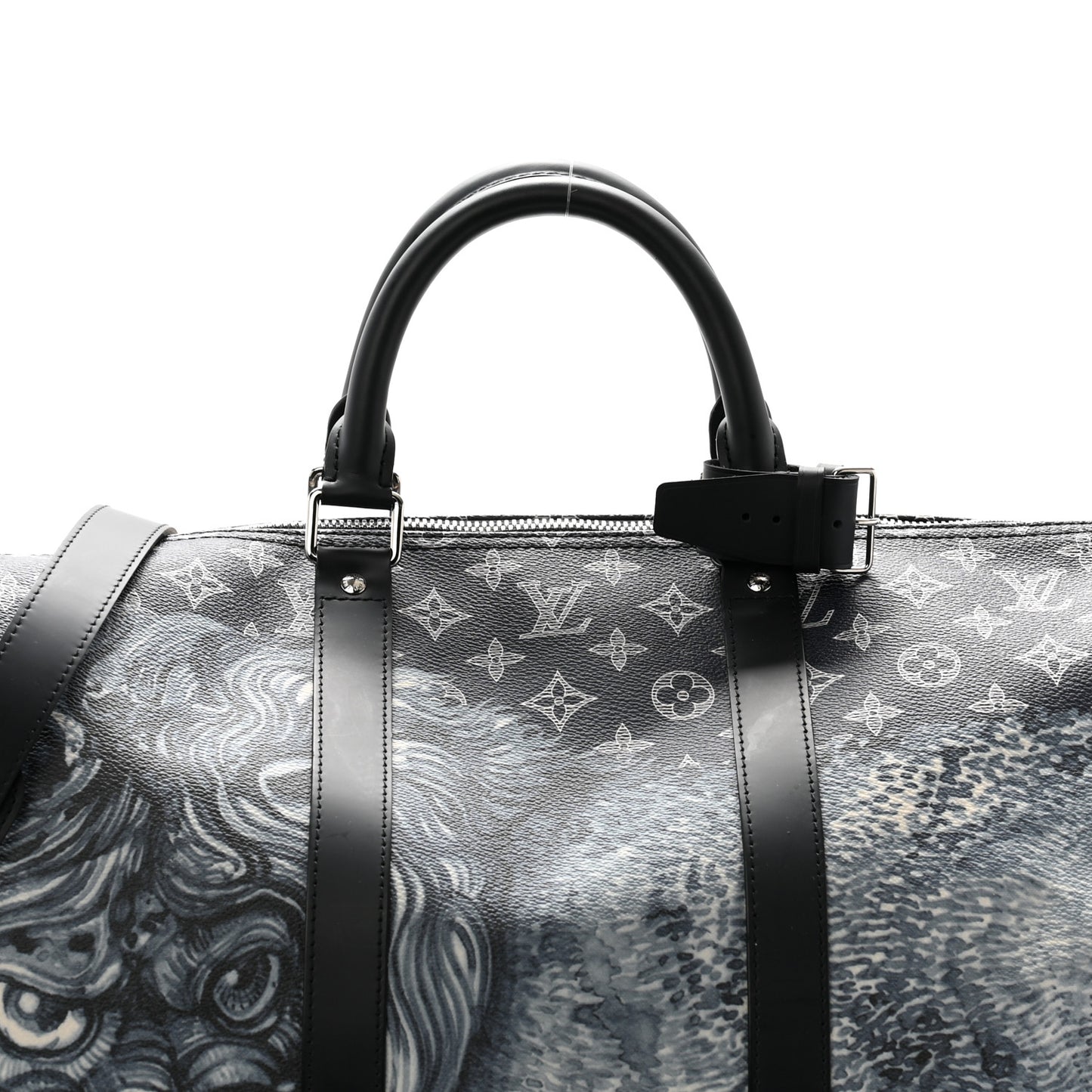 Savane Monogram Lion Chapman Keepall Bandouliere 55 Encre
