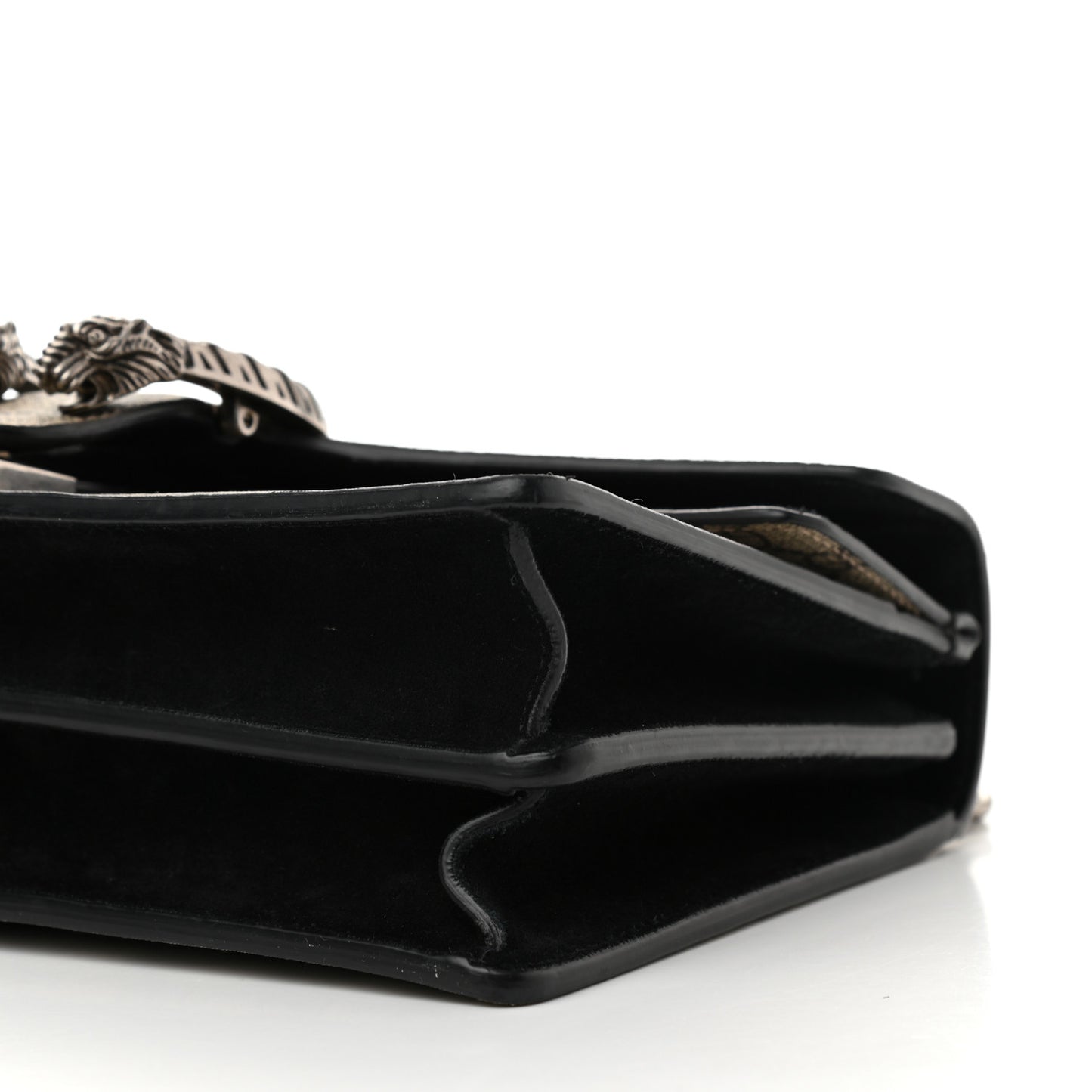 GG Supreme Monogram Small Dionysus Shoulder Bag Black