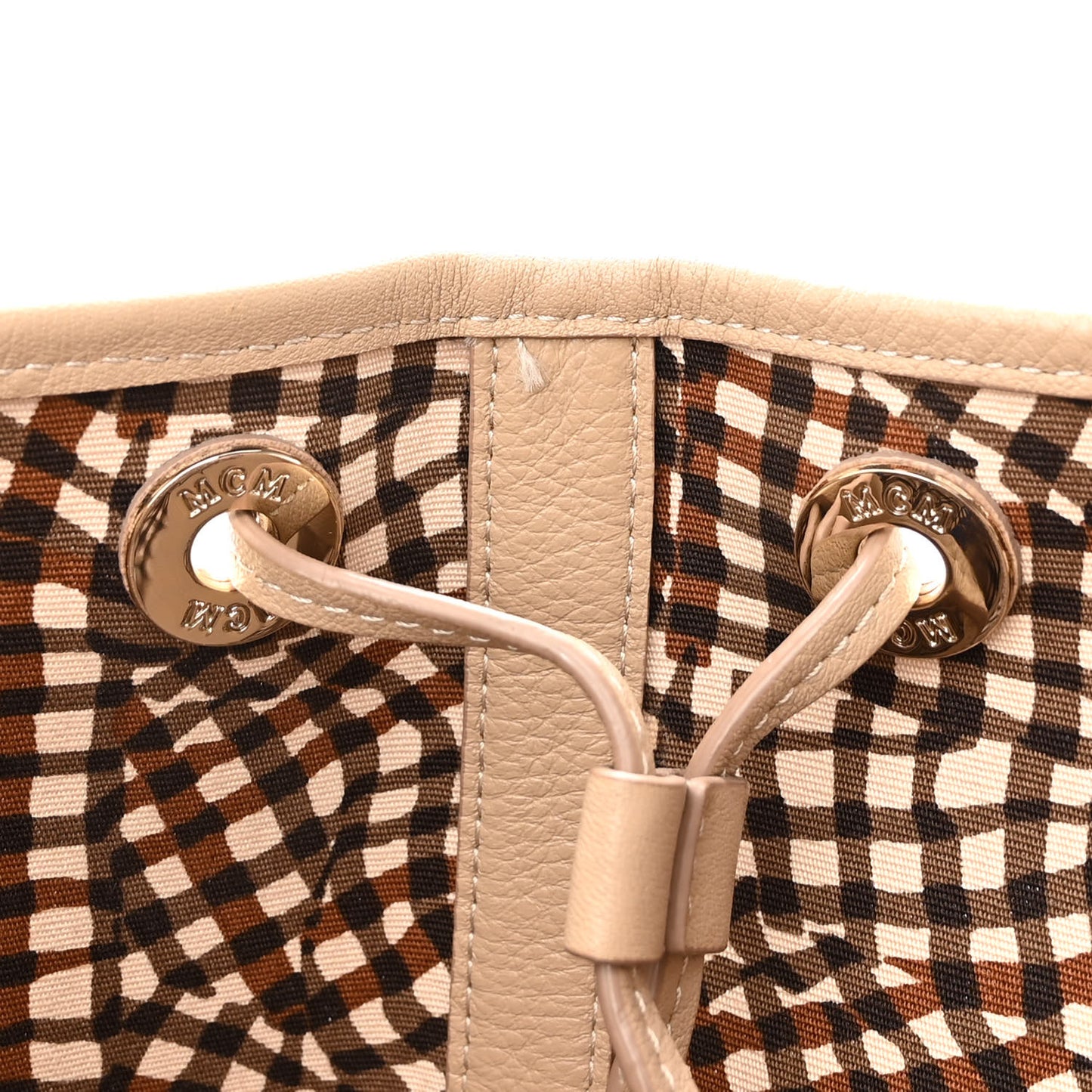 Visetos Medium Liz Reversible Shopper Tote Beige