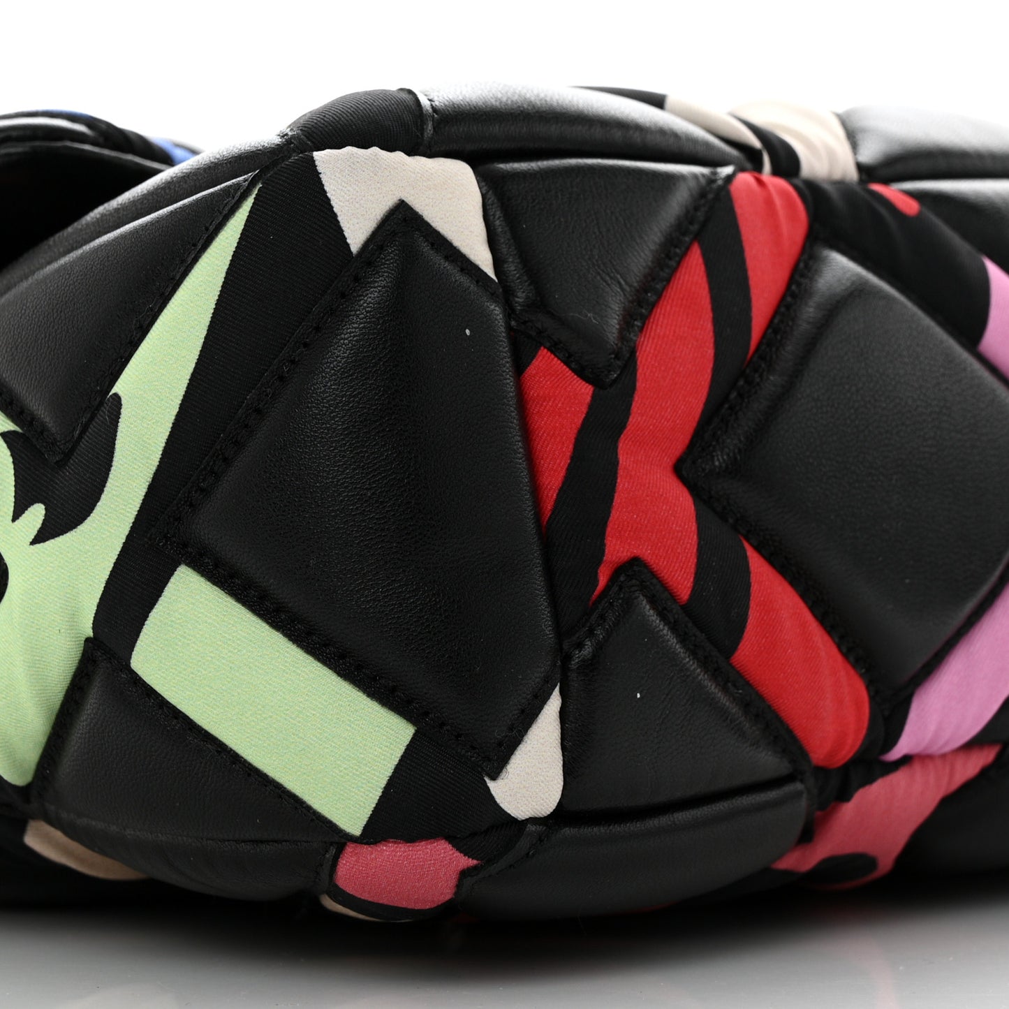 Lambskin Printed Fabric Medium Chanel 19 Flap Black Multicolor