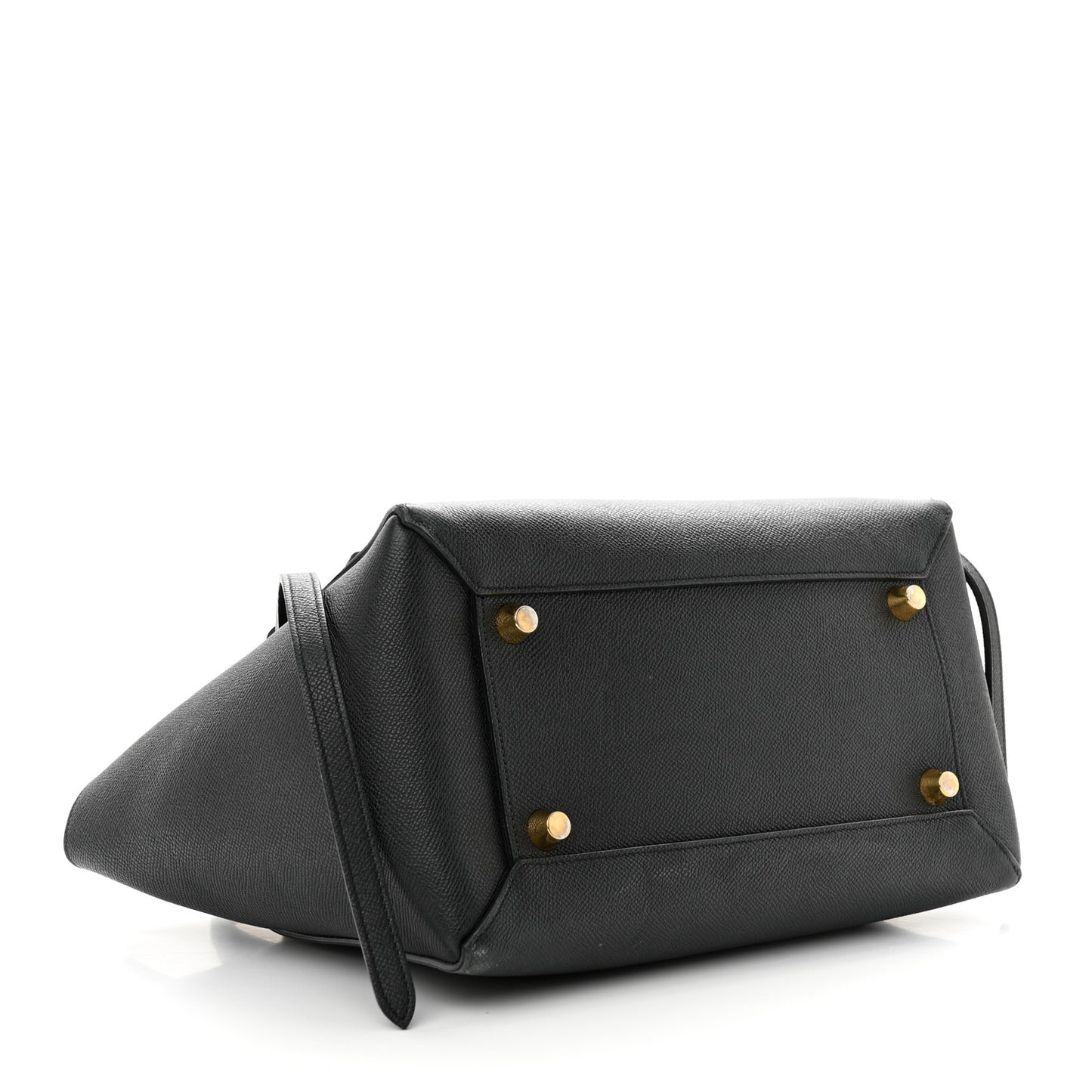 Grained Calfskin Mini Belt Bag Black