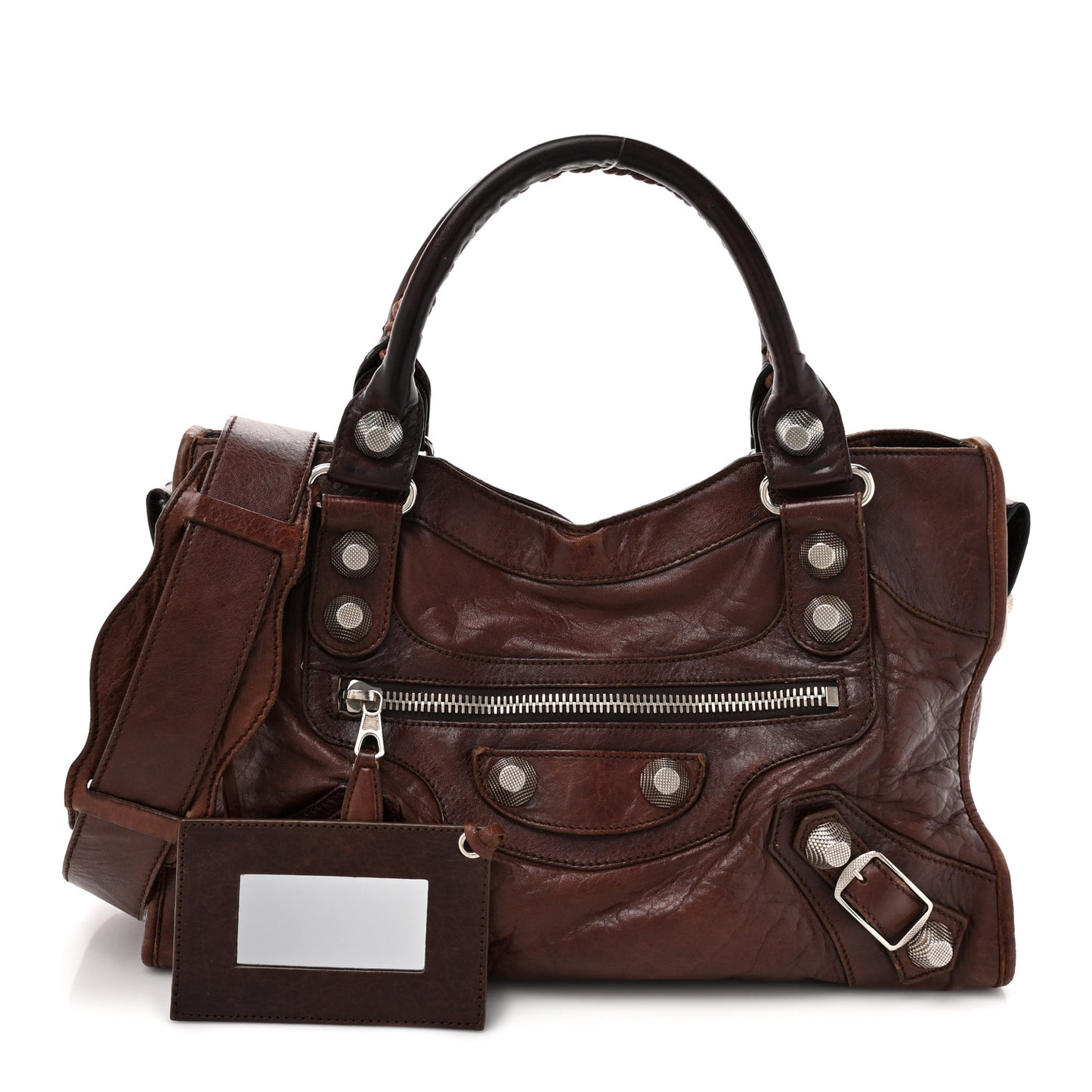 Agneau Giant 21 Silver Hardware City Castagna