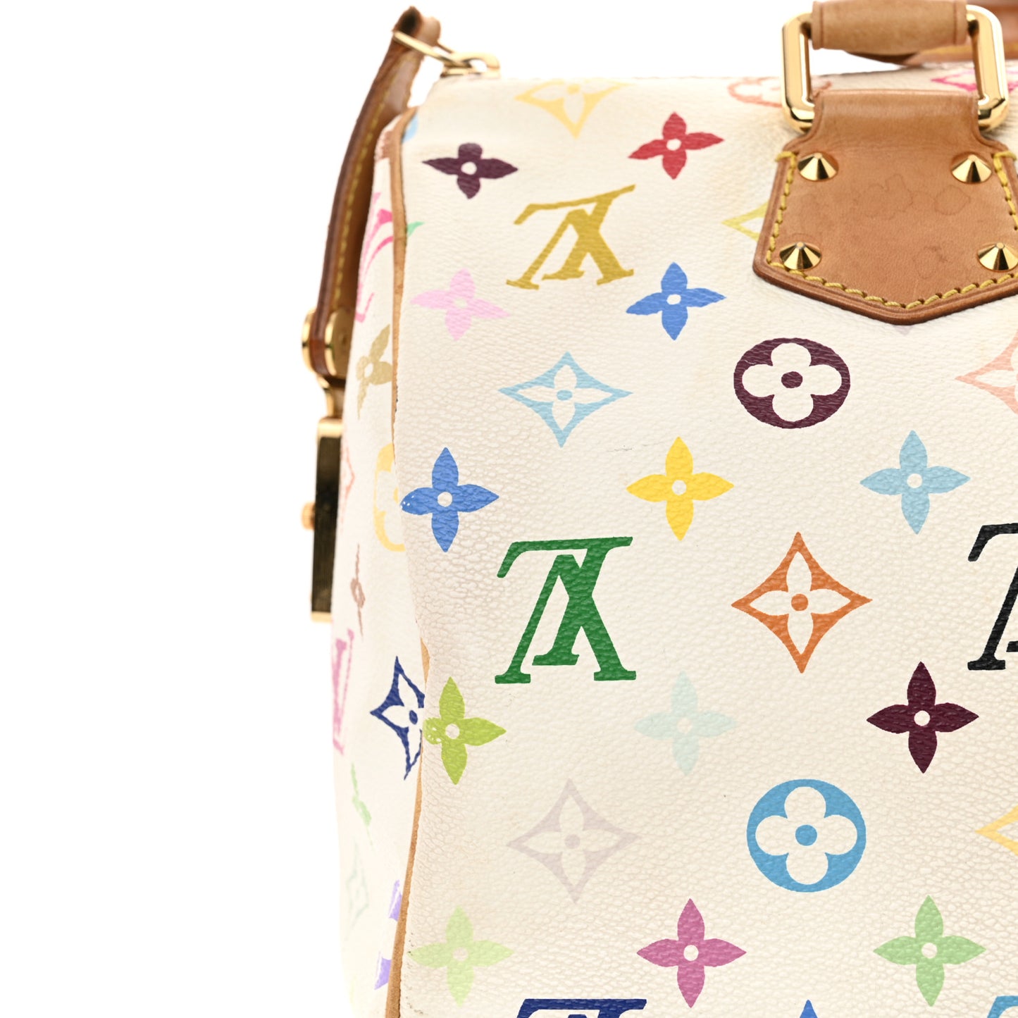 Monogram Multicolor Speedy 30 White