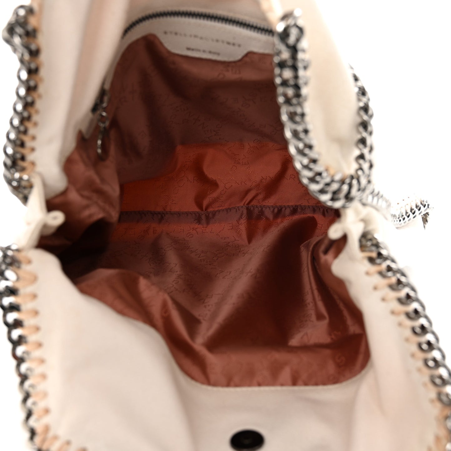 Shaggy Deer Small Falabella Tote Beige