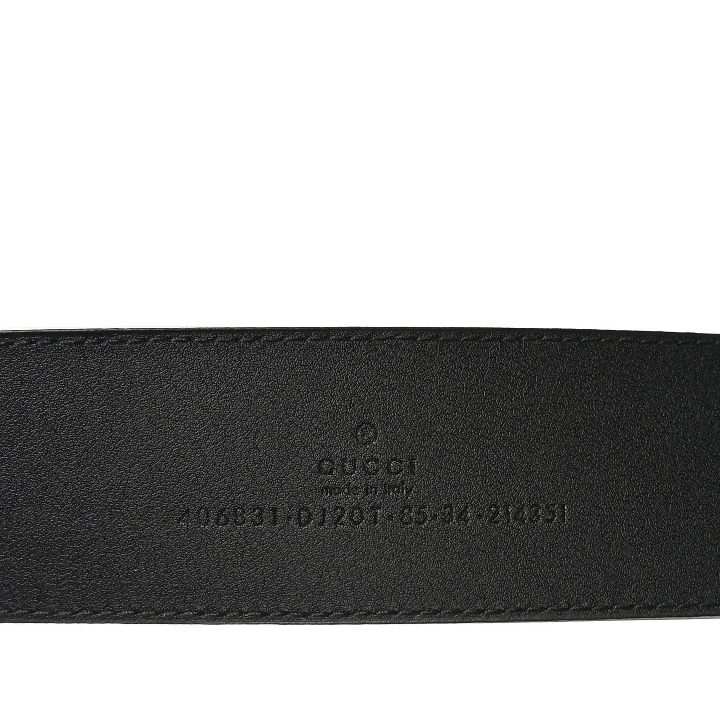 Calfskin Double G 40mm Belt 85 34 Black