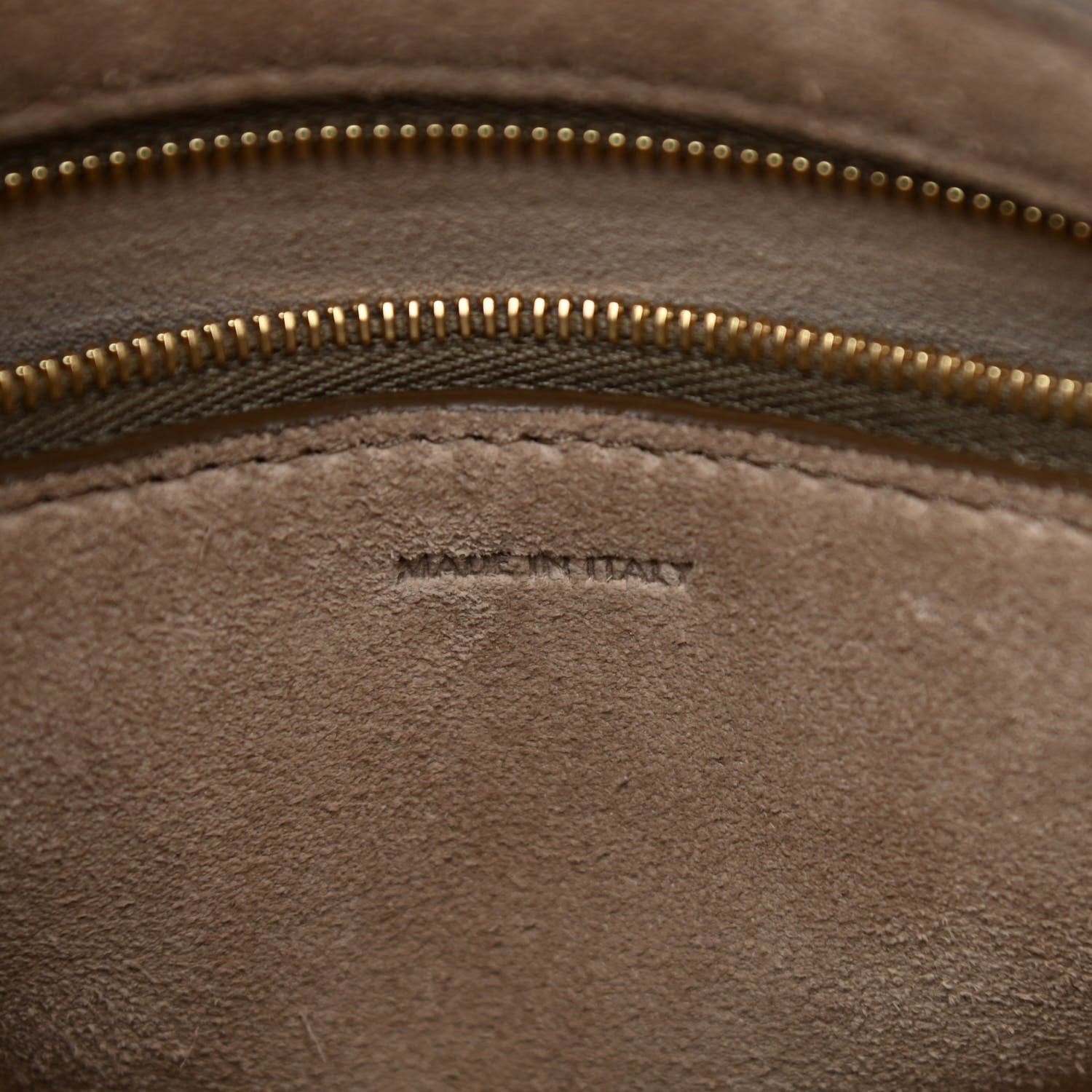 Celine Soft Grained Calfskin Small Sangle Bucket Bag Taupe 7 of 8