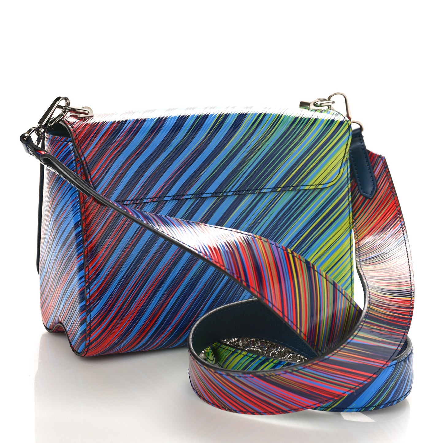 Epi Tropical Twist Shoulder Bag MM Vert Rouge