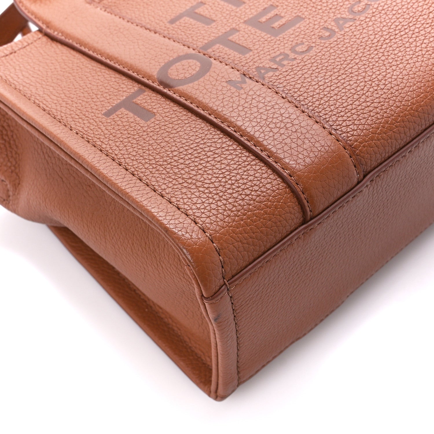 Marc Jacobs Grained Calfskin Small The Tote Bag Argan Oil 12 of 14