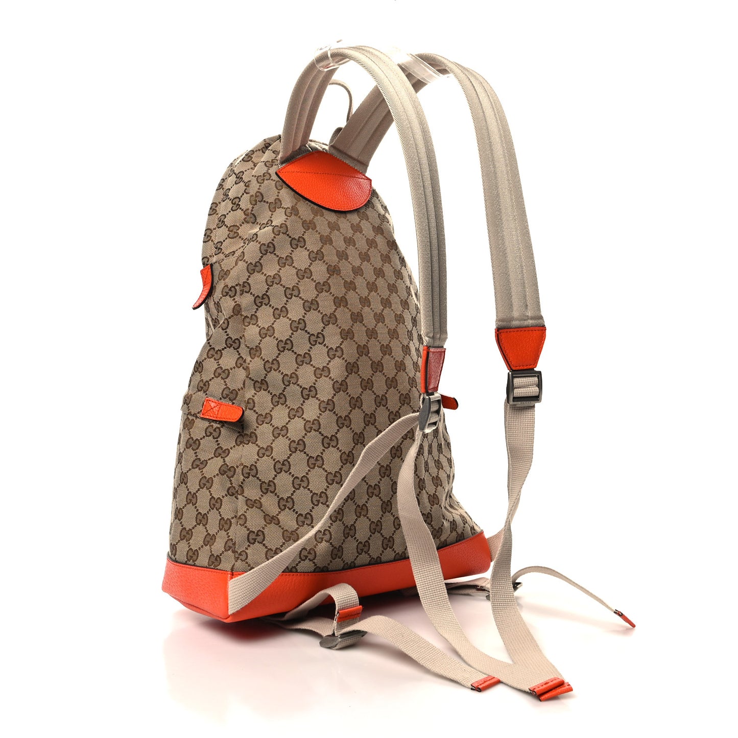 X THE NORTH FACE Monogram Textured Dollar Calfskin Embroidered Beige Ebony Mystic White Deep Orange