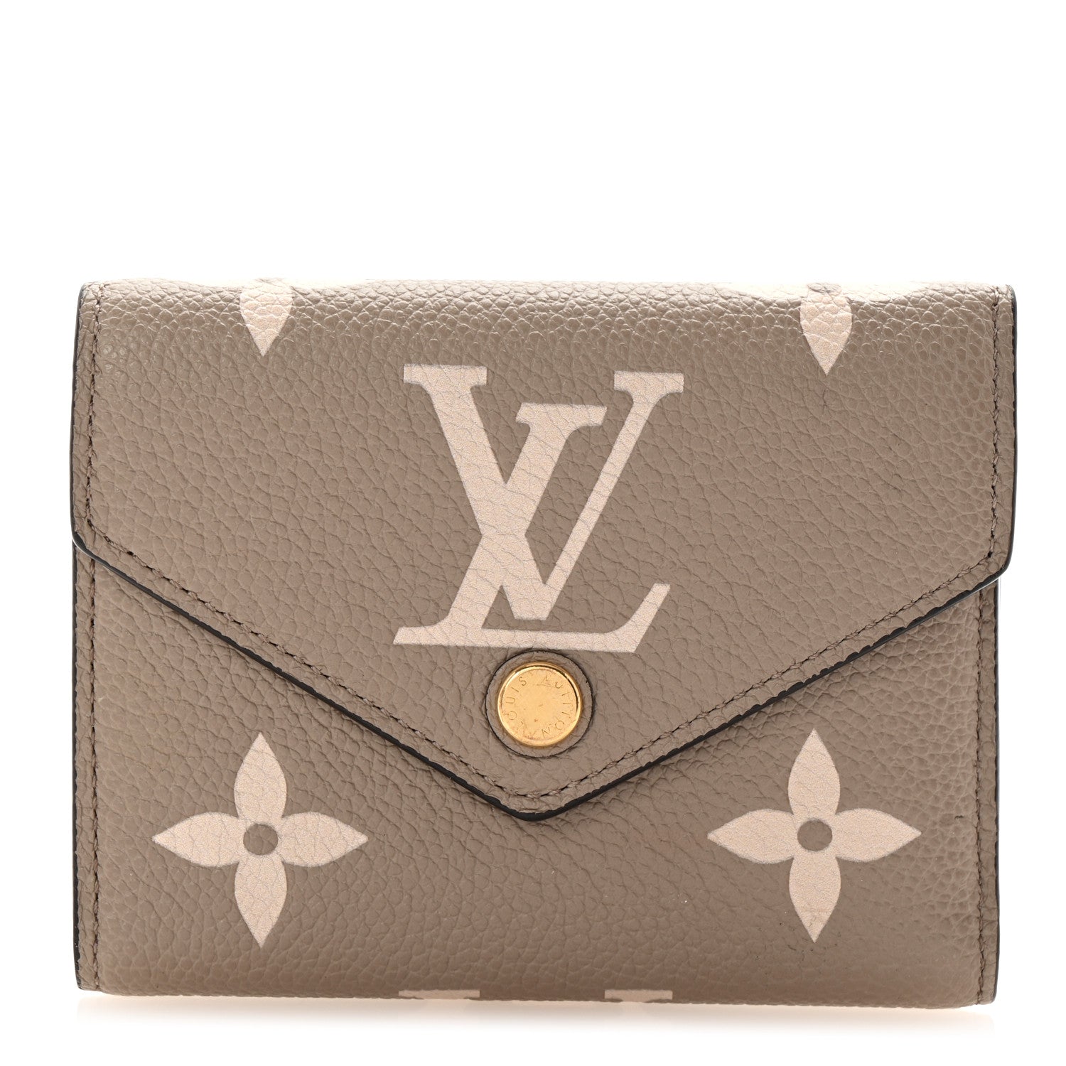 Louis Vuitton Empreinte Monogram Giant Victorine Wallet Tourterelle Creme 1 of 7