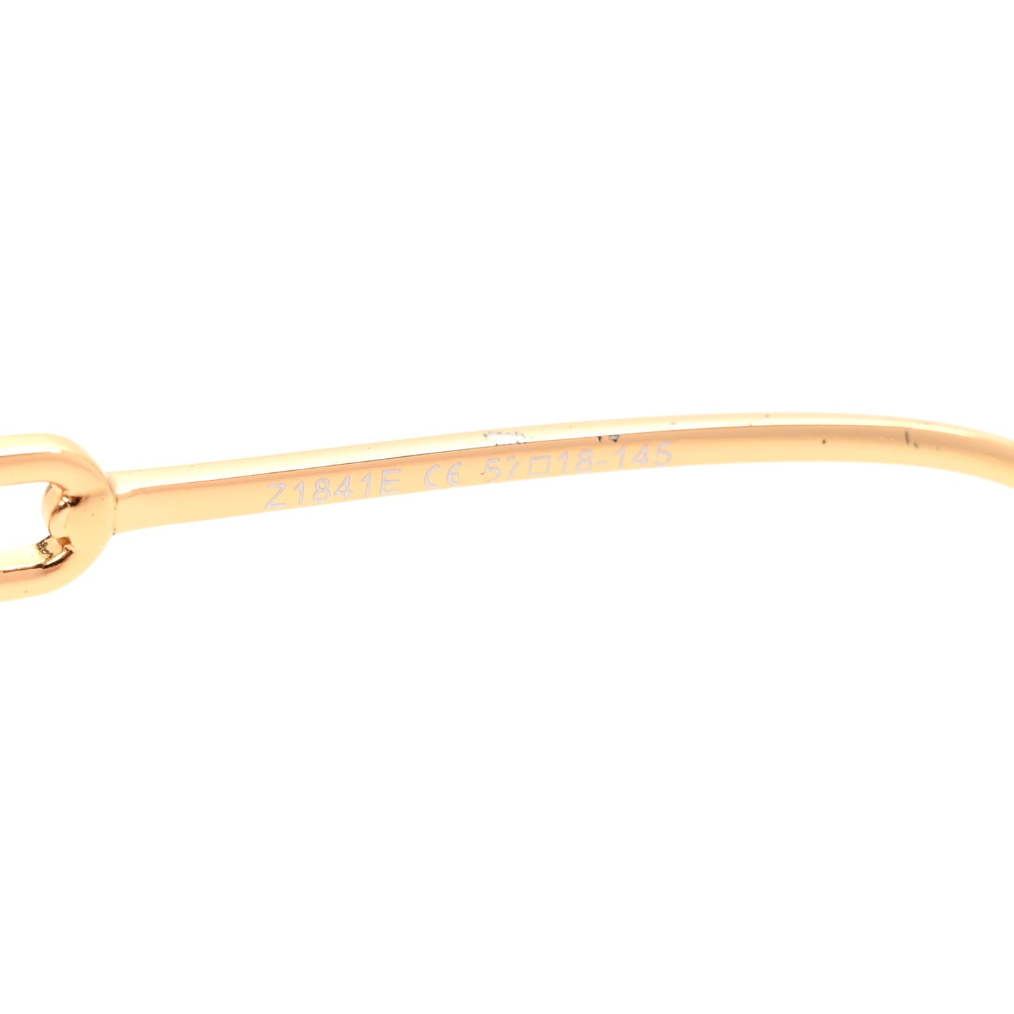 Metal My LV Chain Round Sunglasses Z1650W Gold