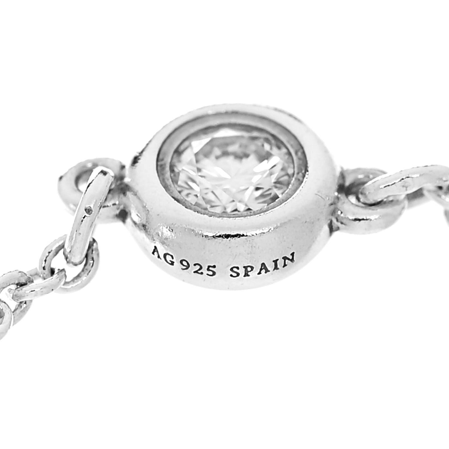 Sterling Silver Diamond Elsa Peretti Diamonds by the Yard Ring 55 7.25