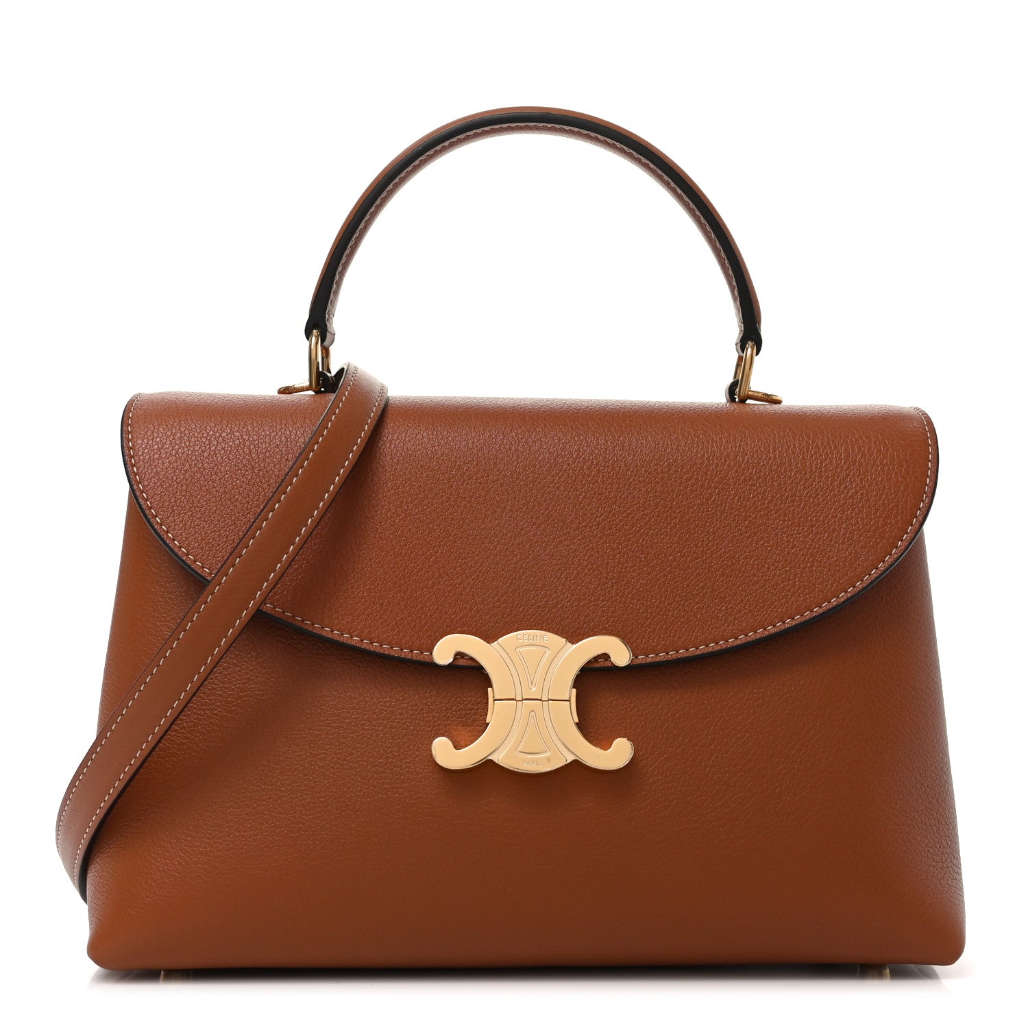 Celine Supple Grained Calfskin Medium Nino Tan 1810560 – FASHIONPHILE