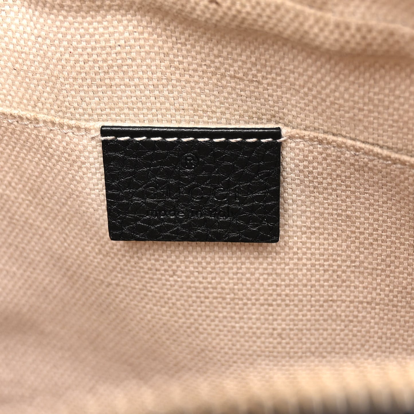 Pebbled Calfskin Small Soho Disco Bag Black