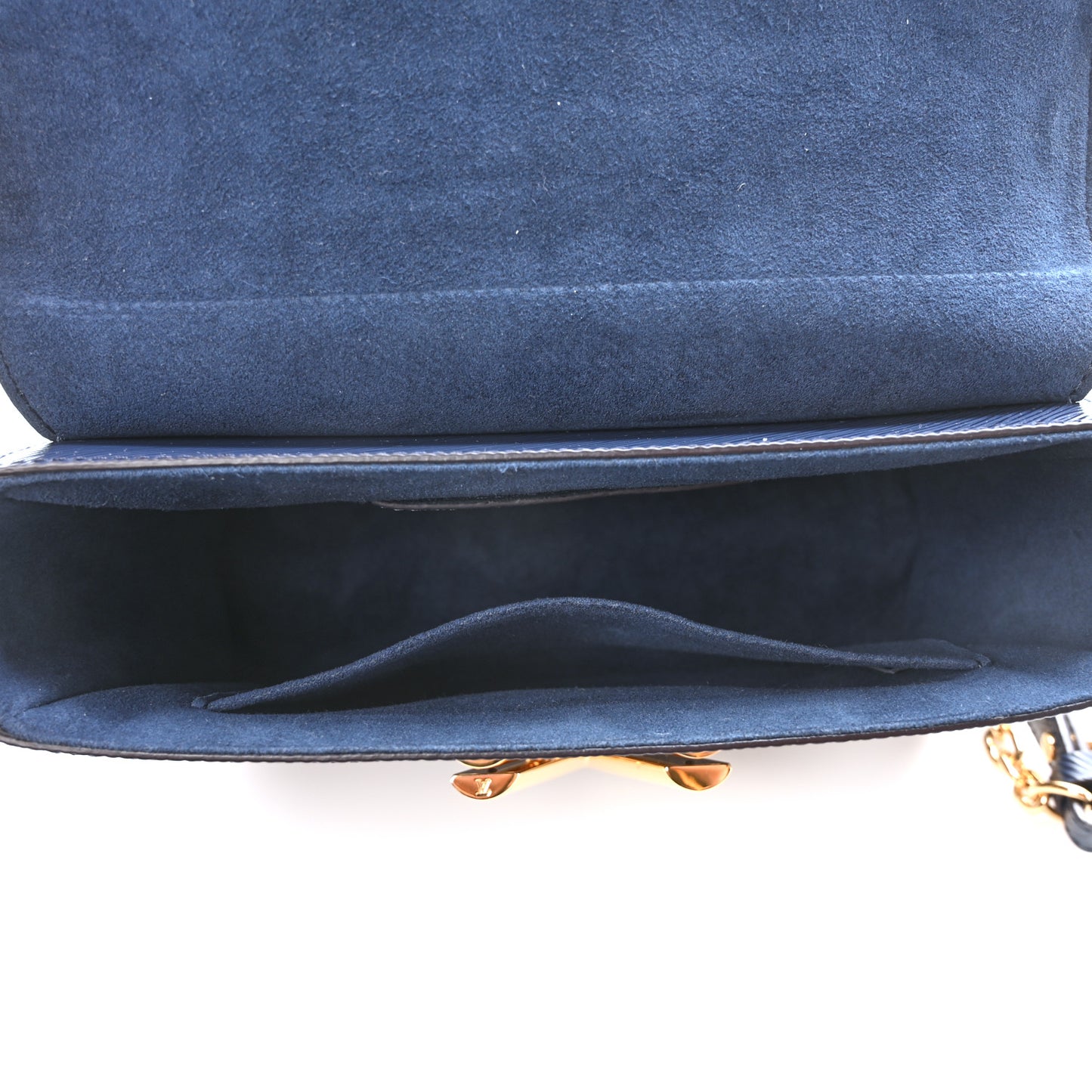 Epi Twist Shoulder Bag MM Indigo