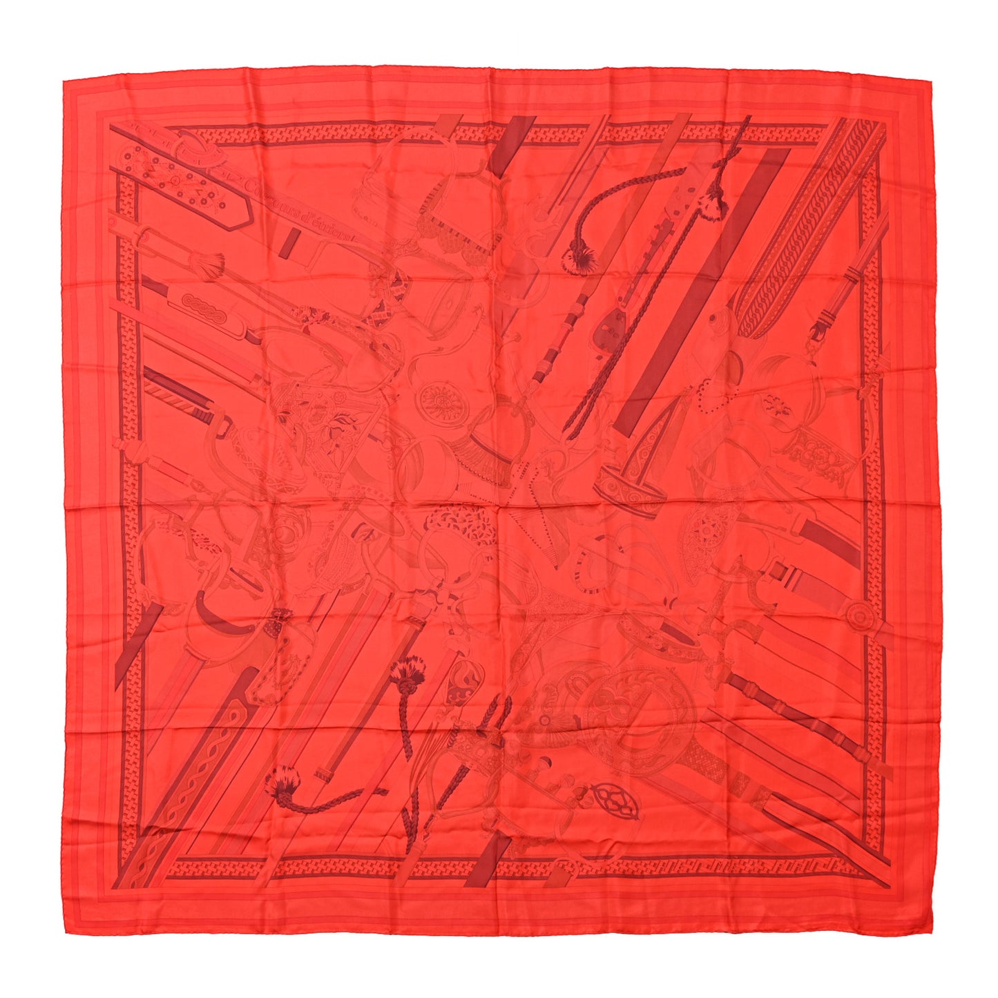 Silk Concours D'Etriers Scarf Shawl 140