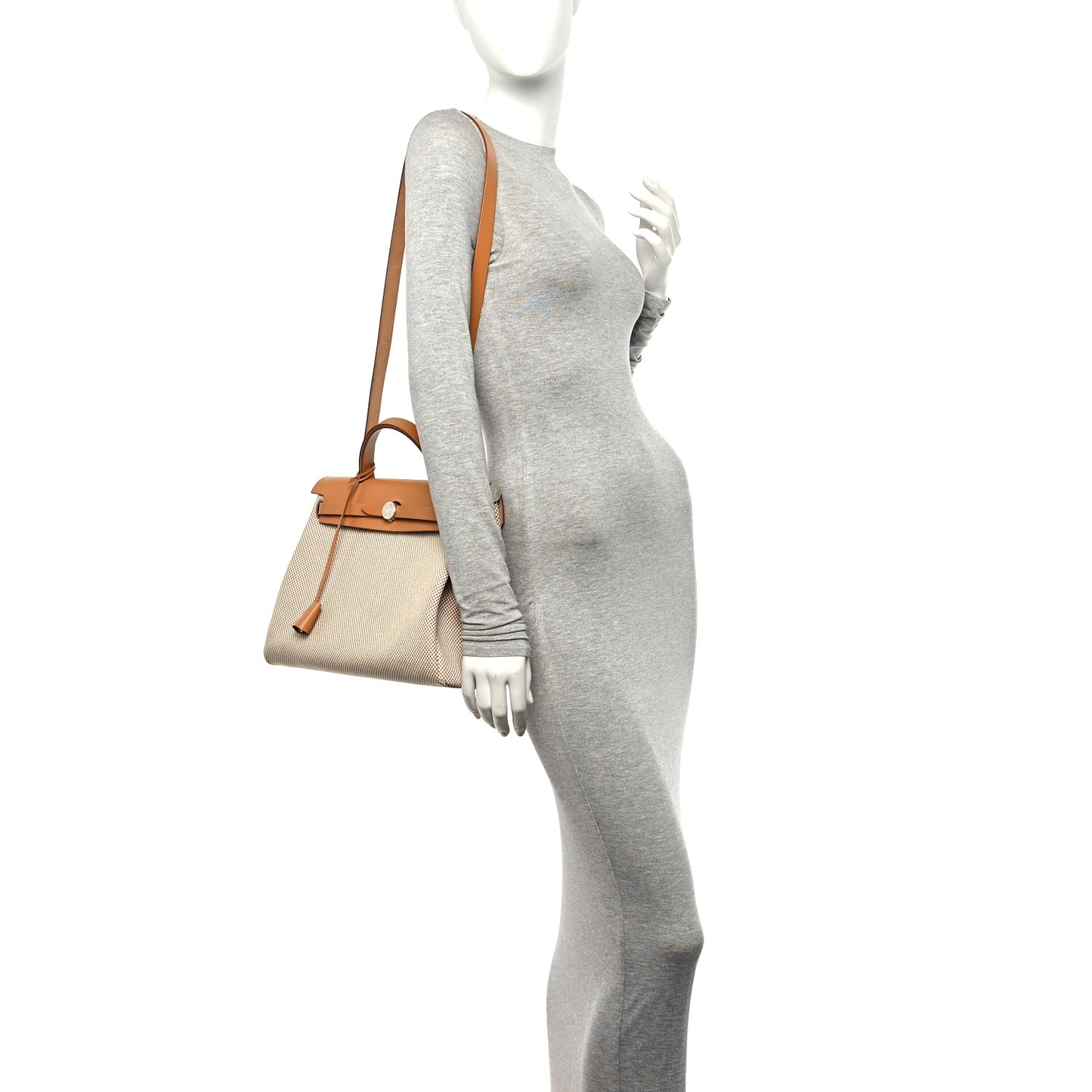 Vache Hunter Criss Viking Herbag Zip Retourne 31 PM Ecru Beige Naturel