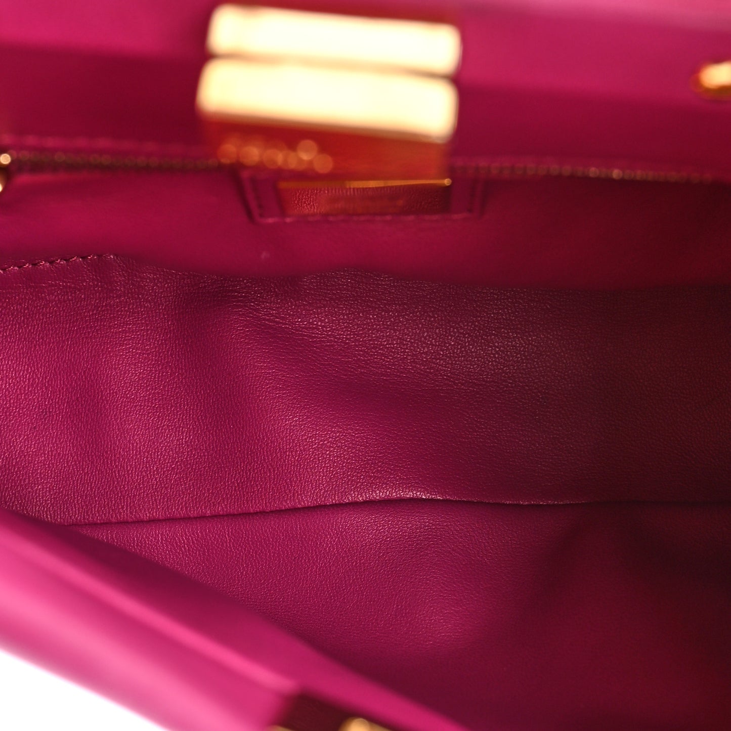Nappa Mini Peekaboo Iconic Satchel Magenta
