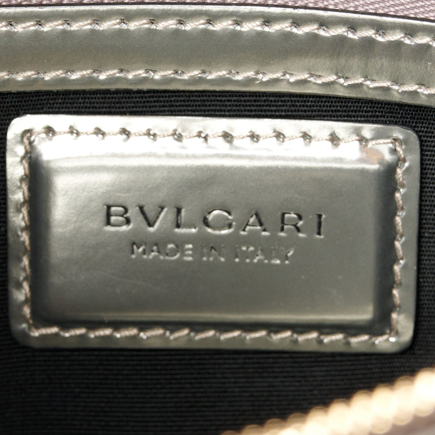 Metallic Calfskin Serpenti Forever Crossbody Bag Silver