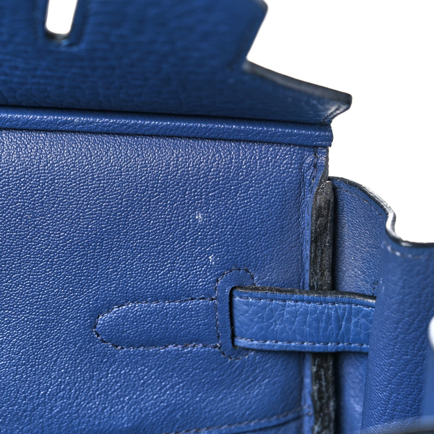 Taurillon Clemence Birkin 35 Bleu Brighton