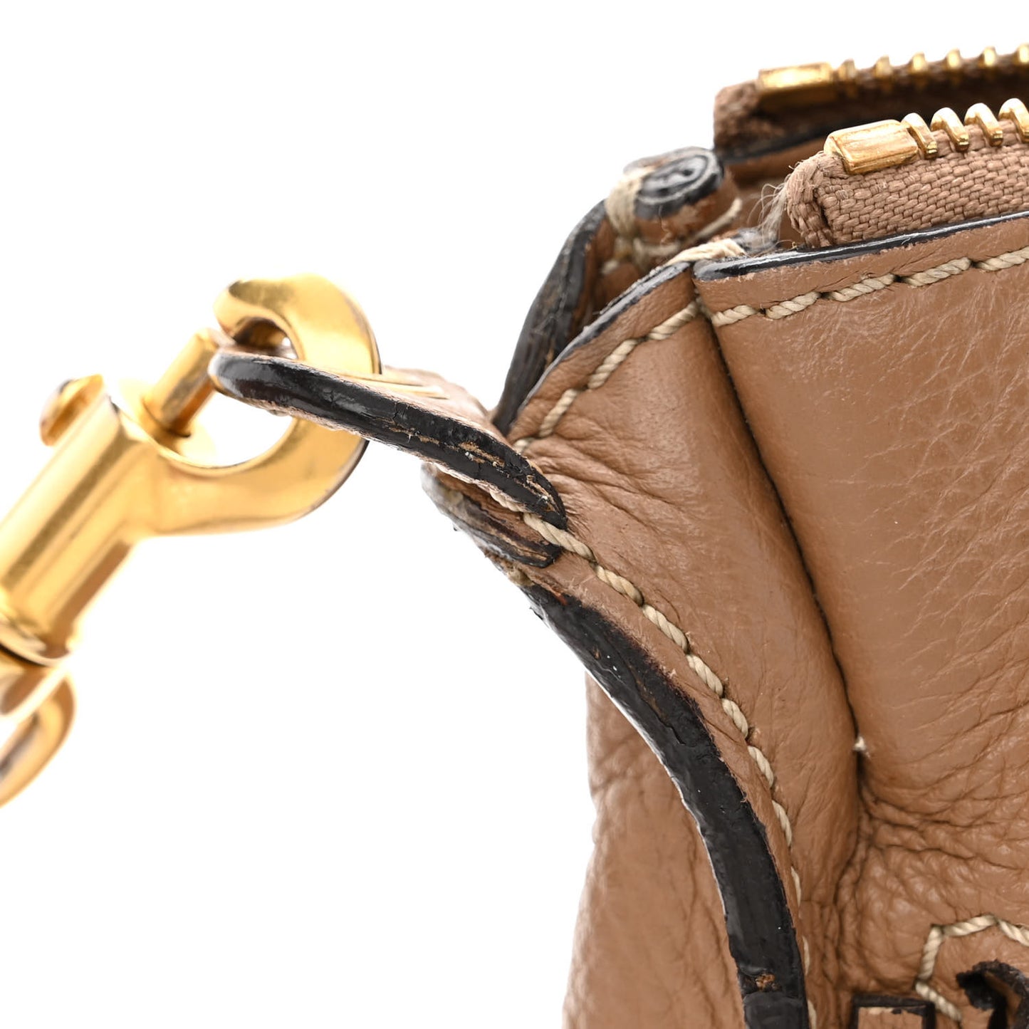 Calfskin Mini Marcie Satchel Nut