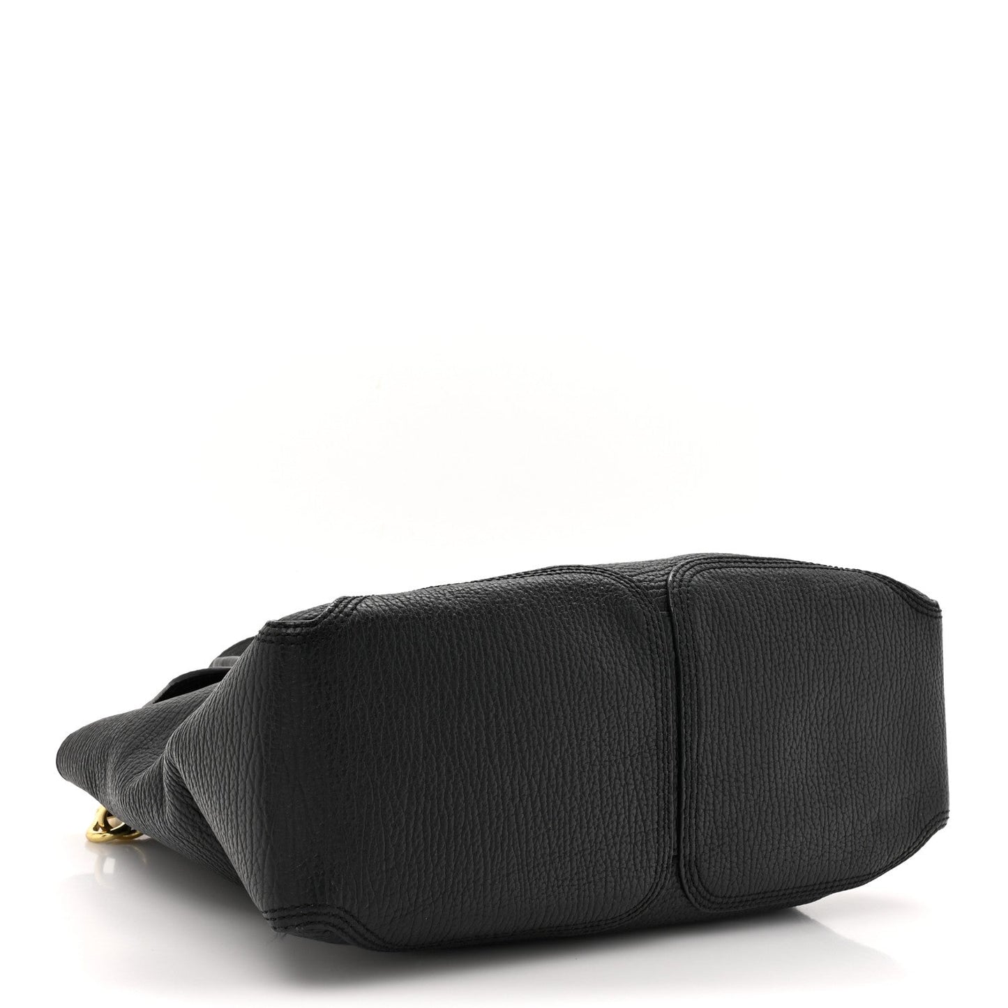 Textured Calfskin Medium Pashli Satchel Black